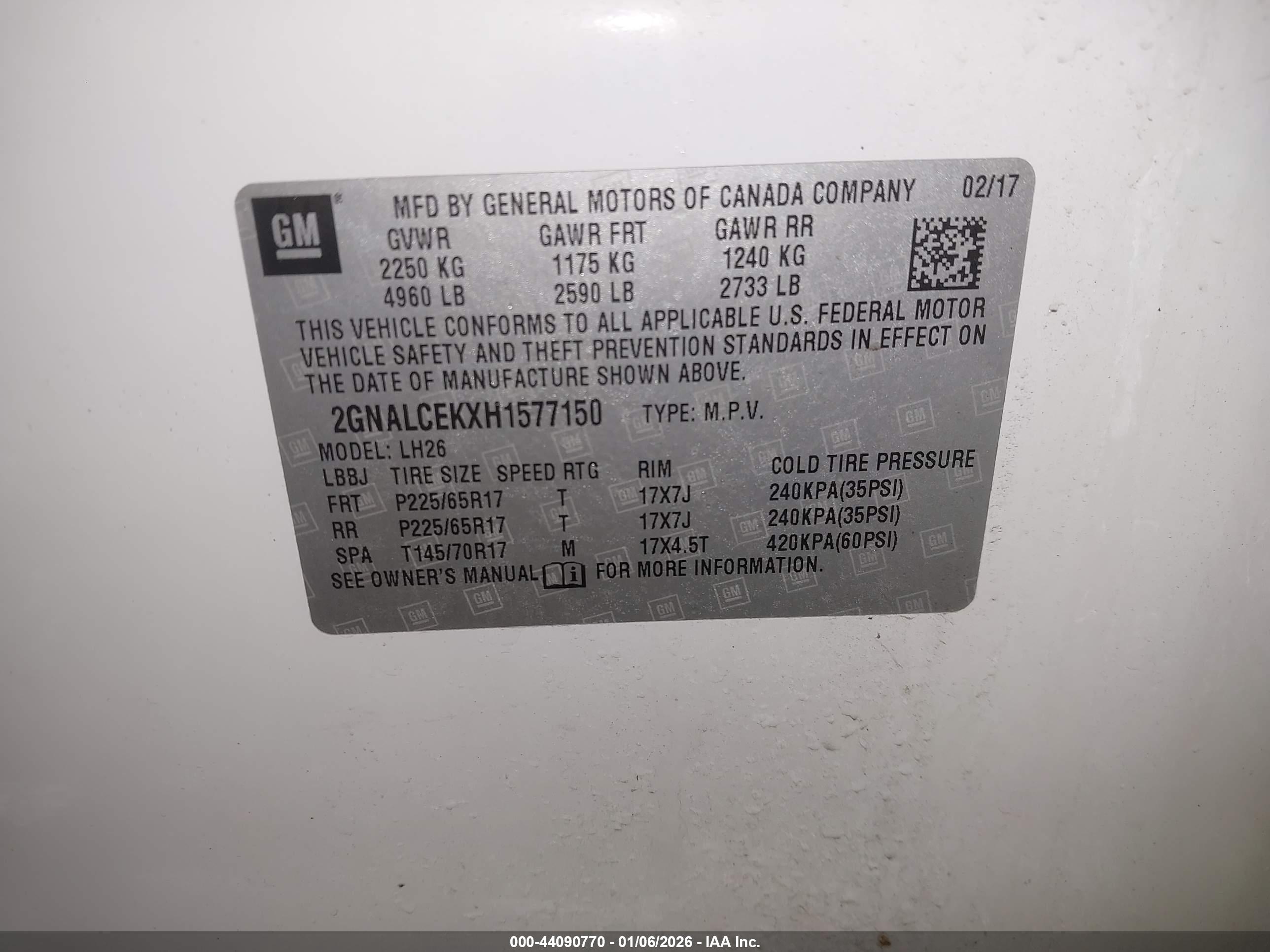 CHEVROLET EQUINOX image 9
