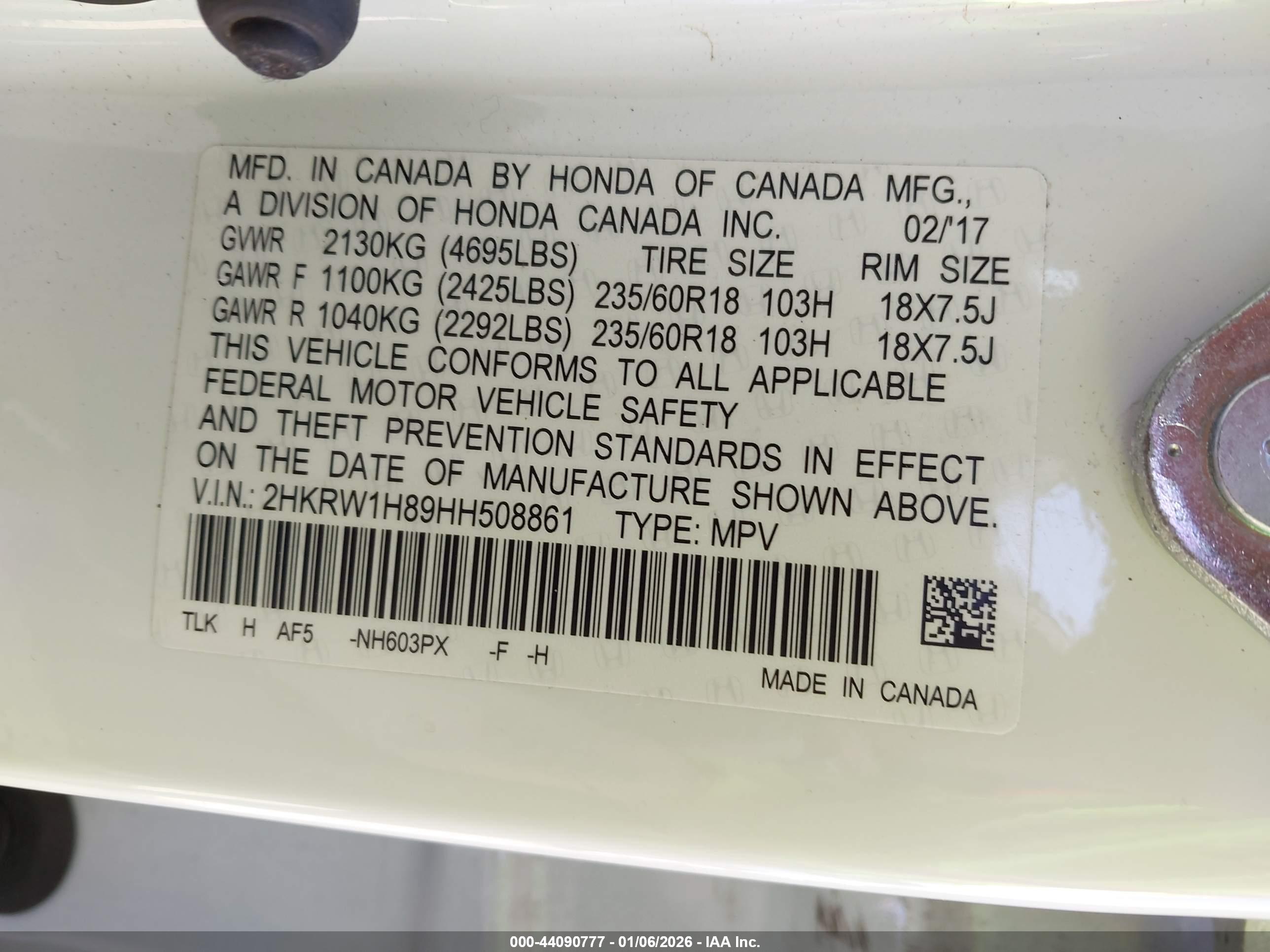 HONDA CR-V image 9