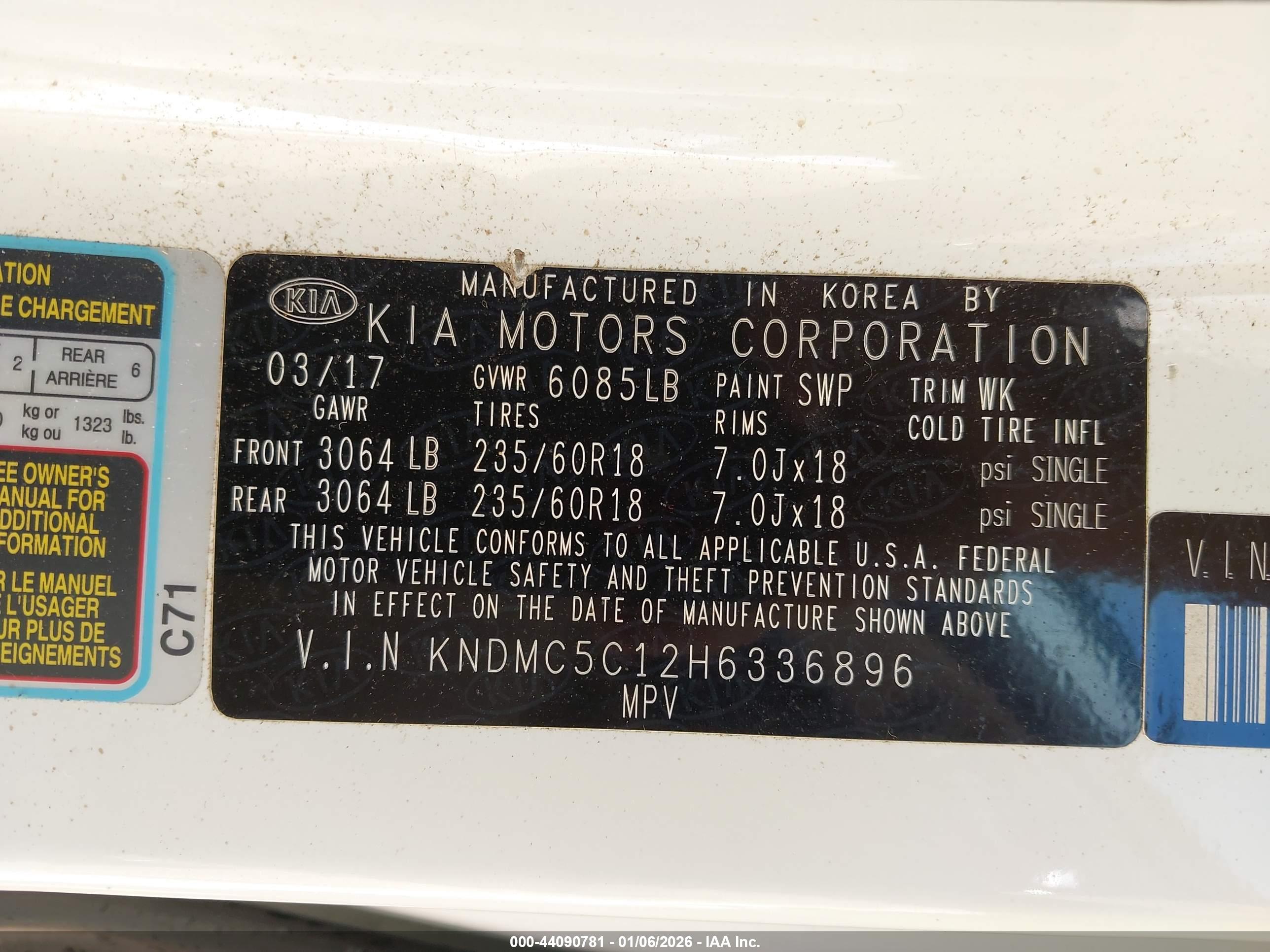 KIA SEDONA image 9