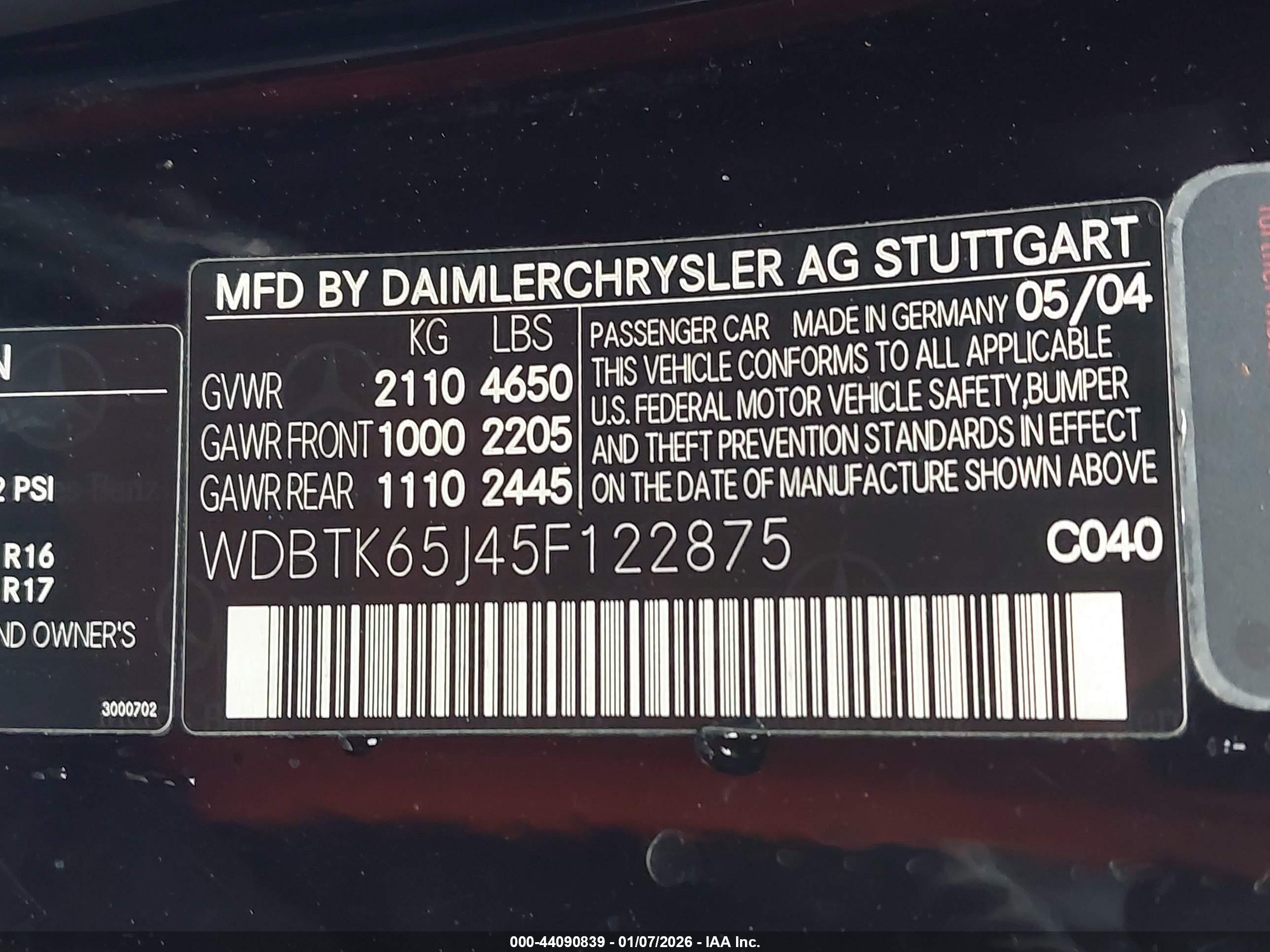 MERCEDES-BENZ CLK image 9