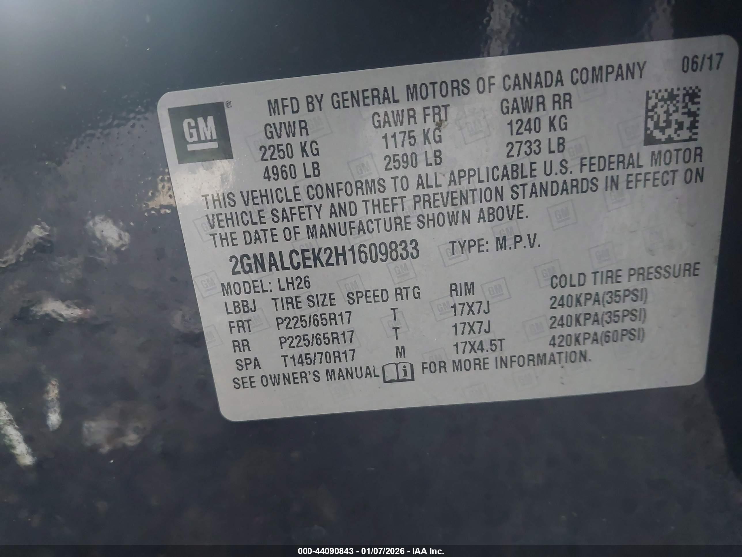 CHEVROLET EQUINOX image 9
