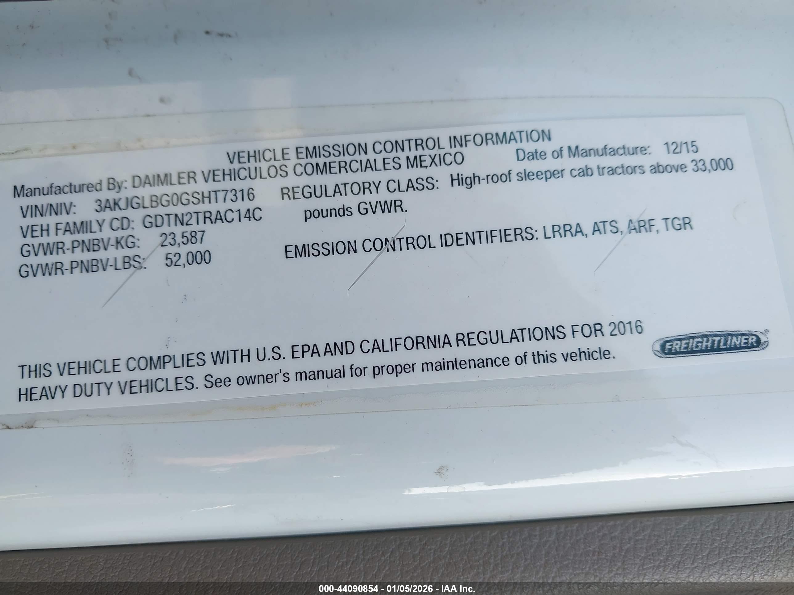 FREIGHTLINER CASCADIA image 9