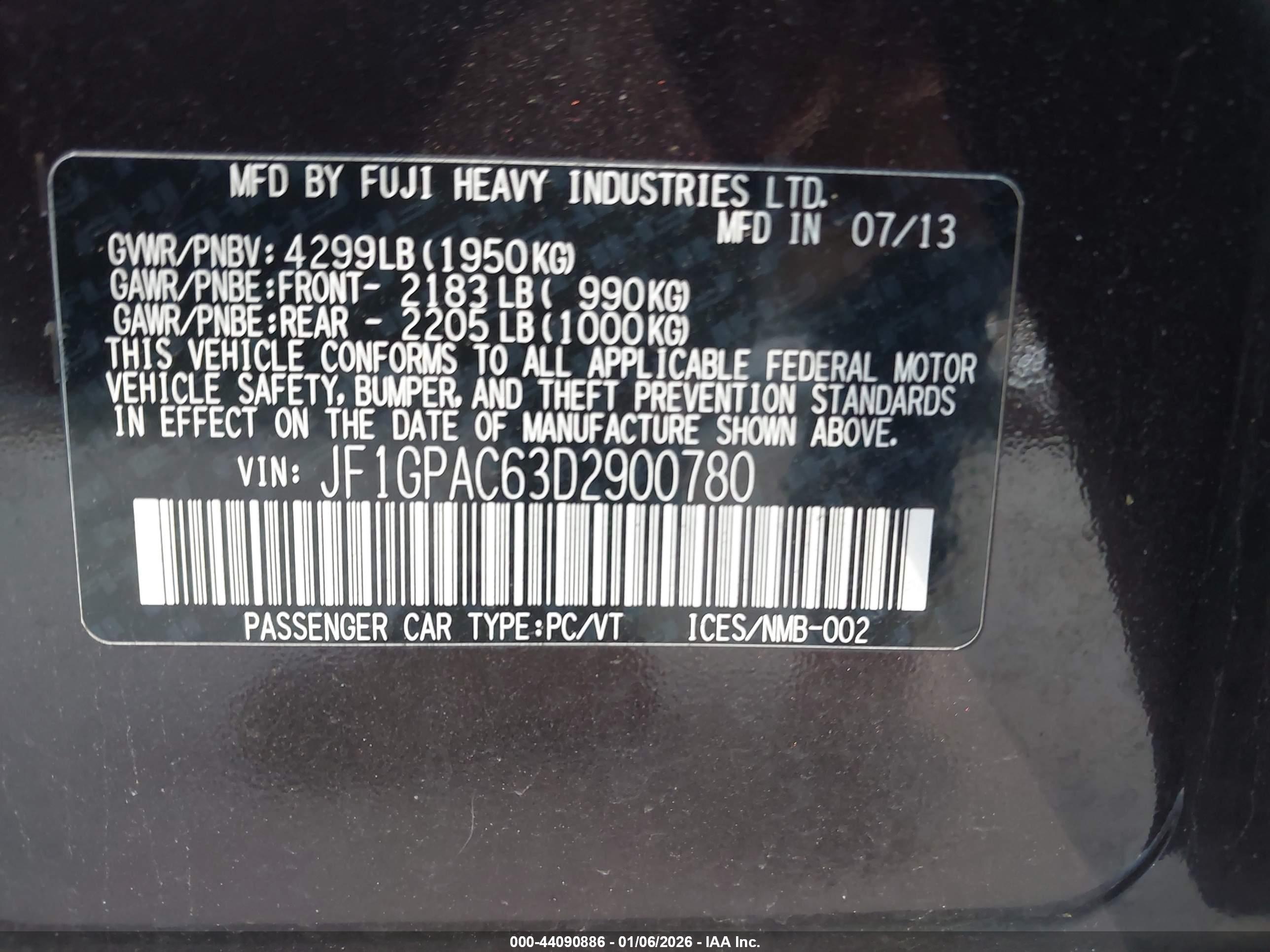 SUBARU IMPREZA image 9