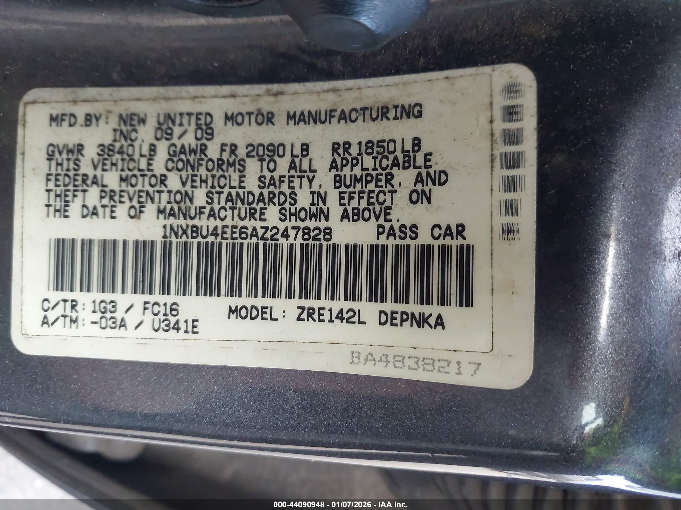TOYOTA COROLLA image 9