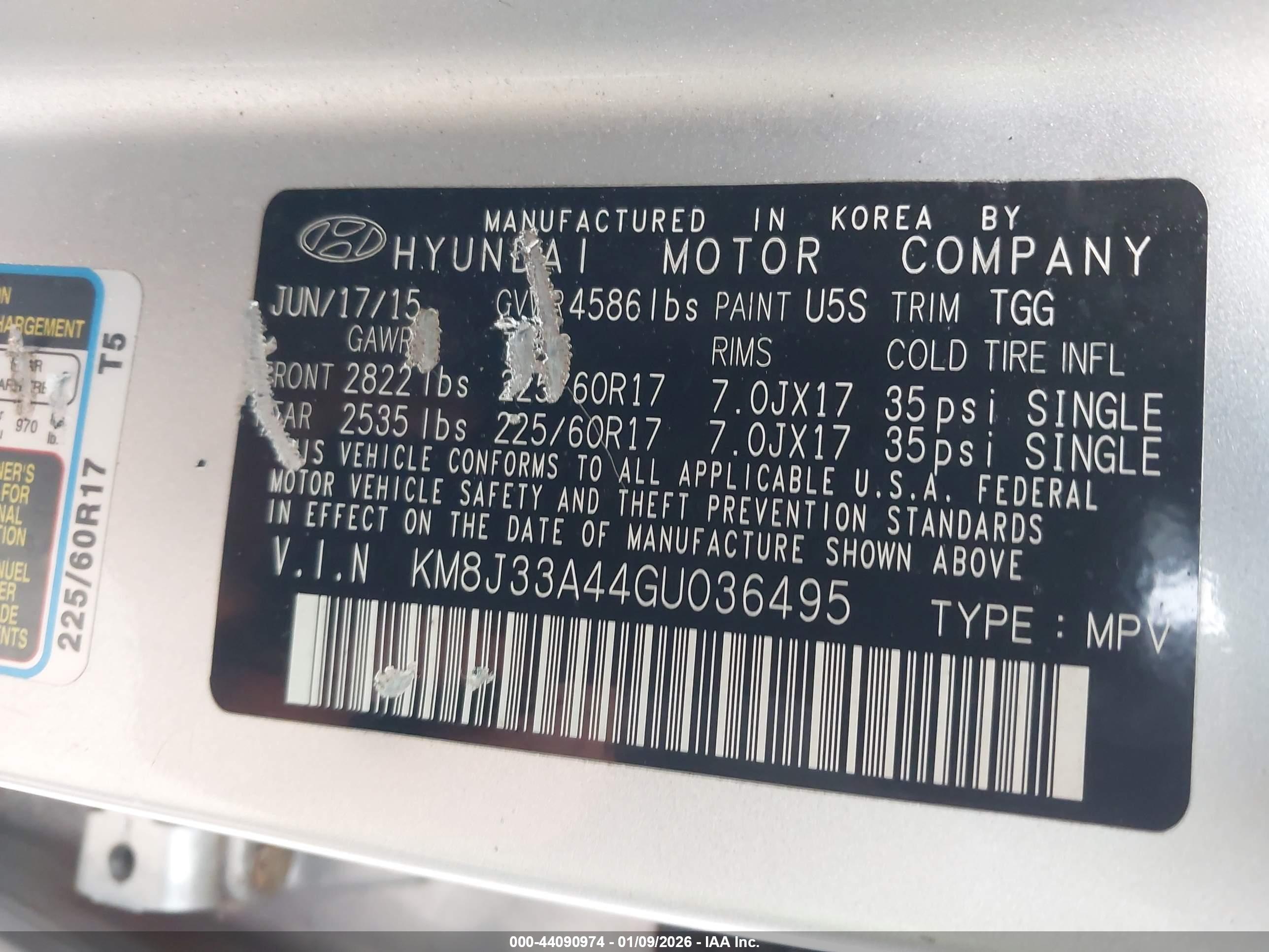 HYUNDAI TUCSON image 9