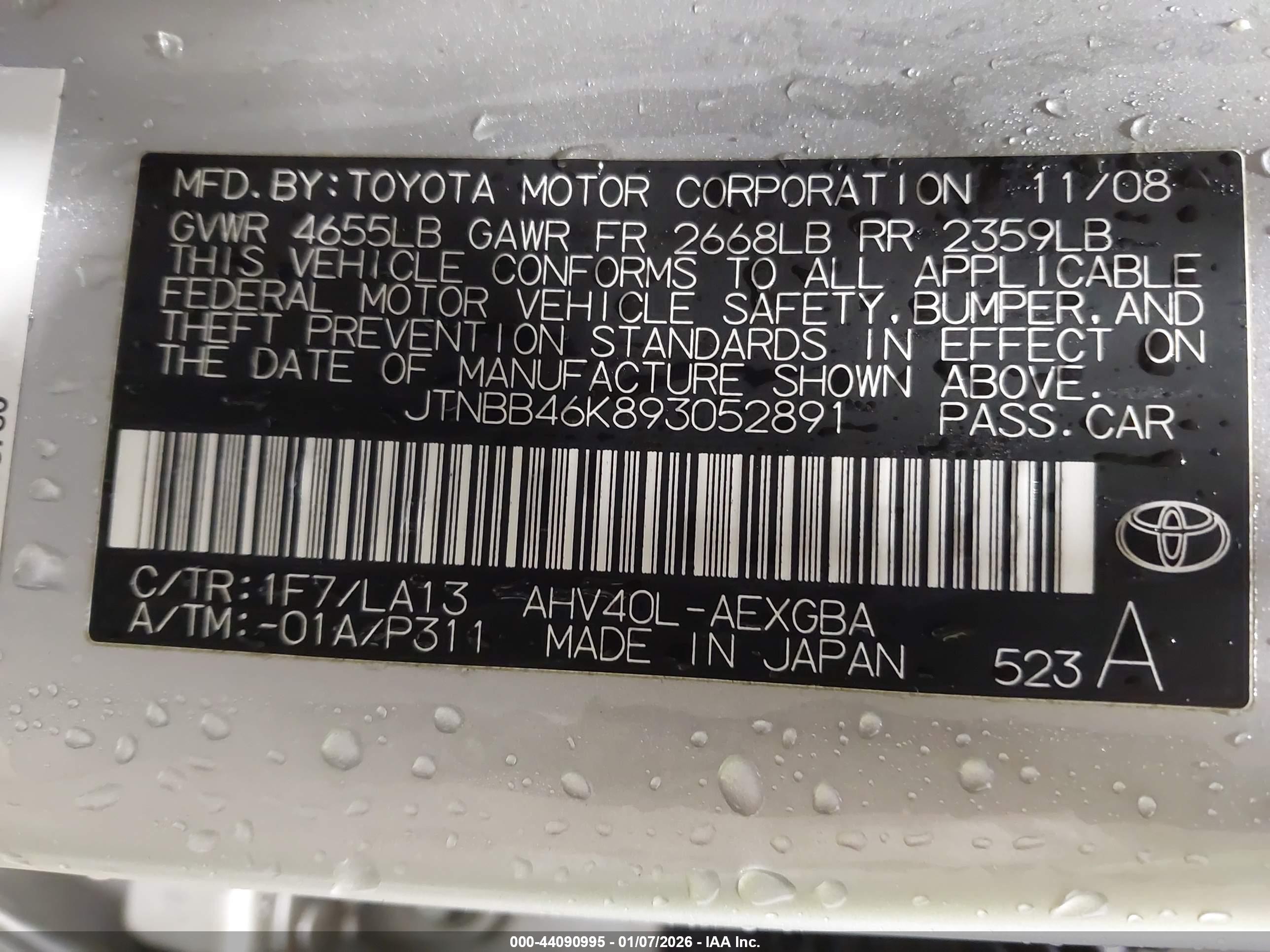 TOYOTA CAMRY image 9
