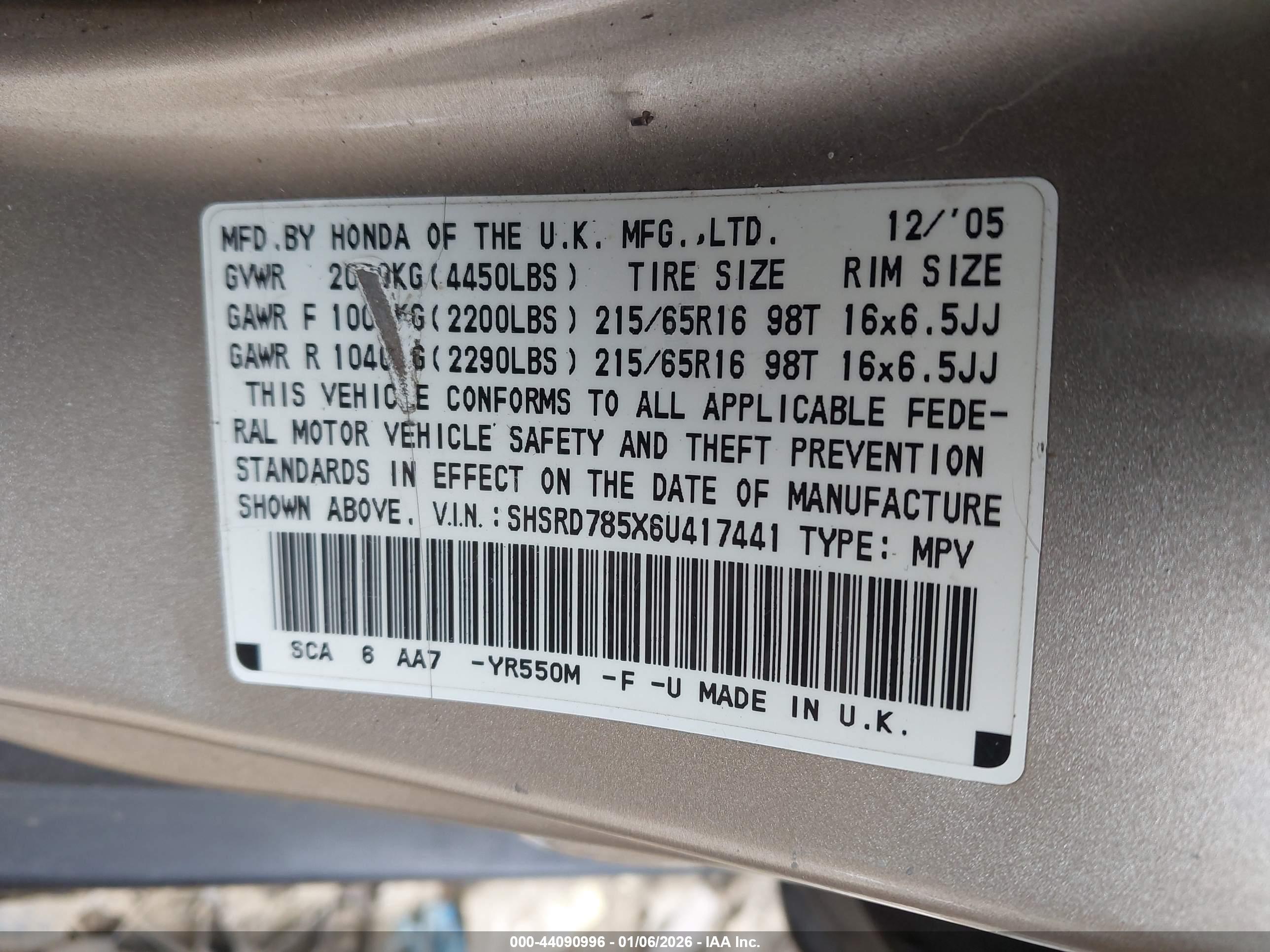 HONDA CR-V image 9