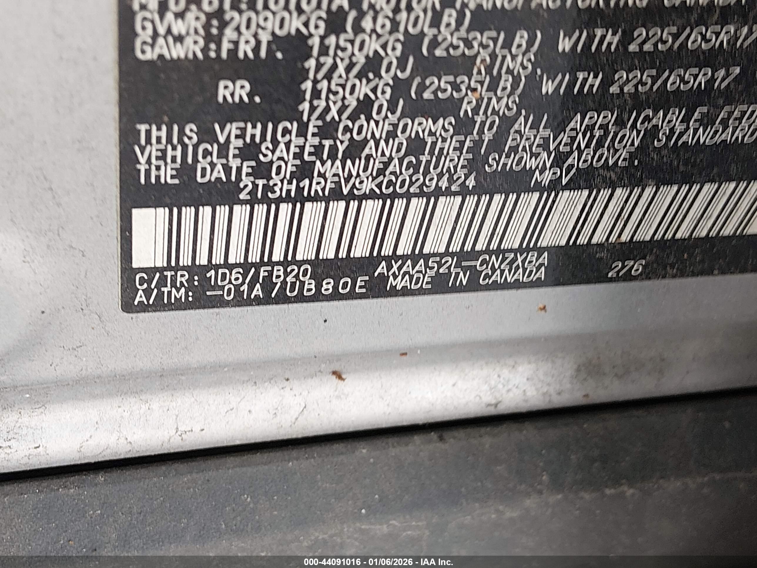 TOYOTA RAV4 image 9