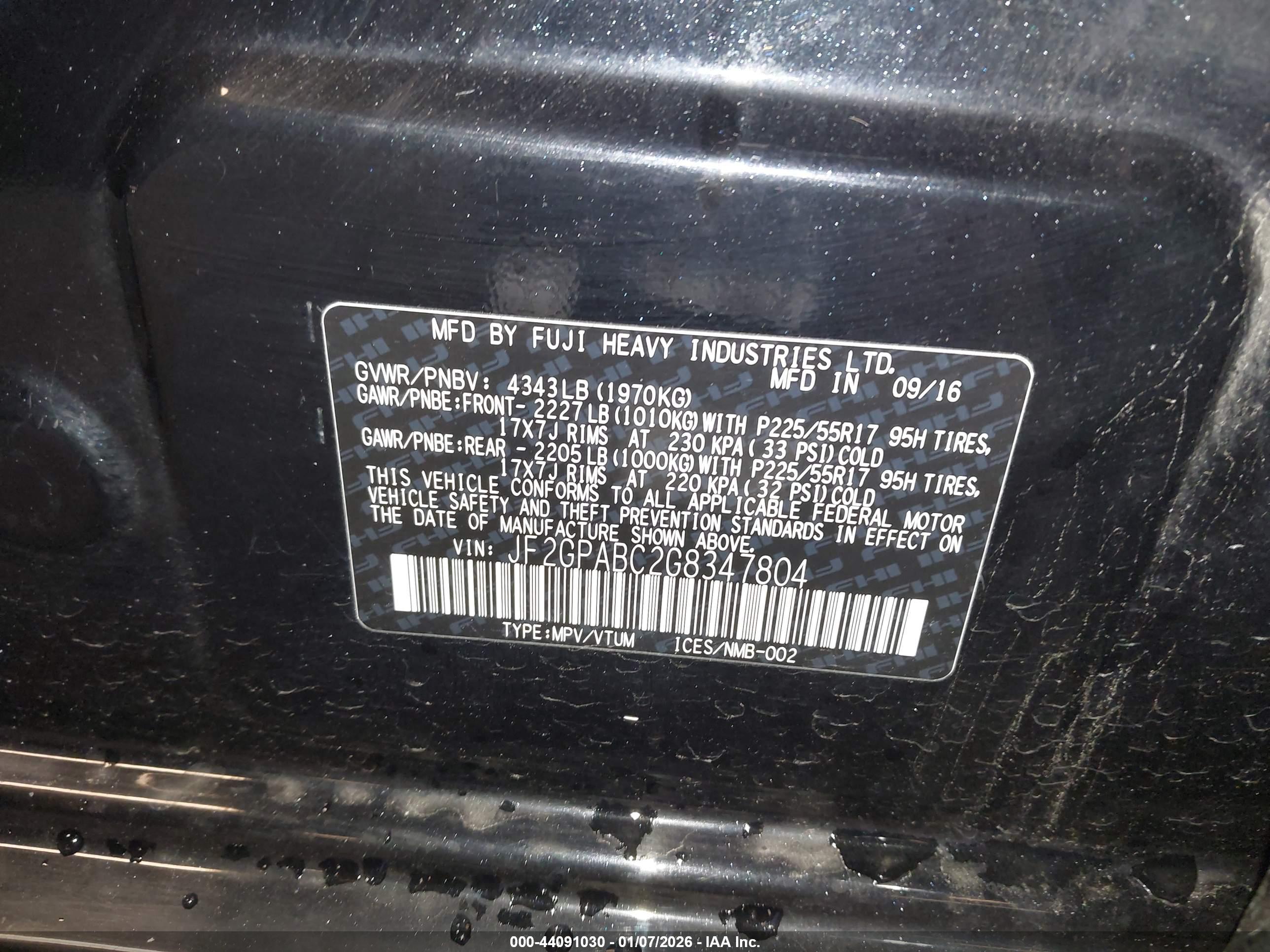 SUBARU CROSSTREK image 9