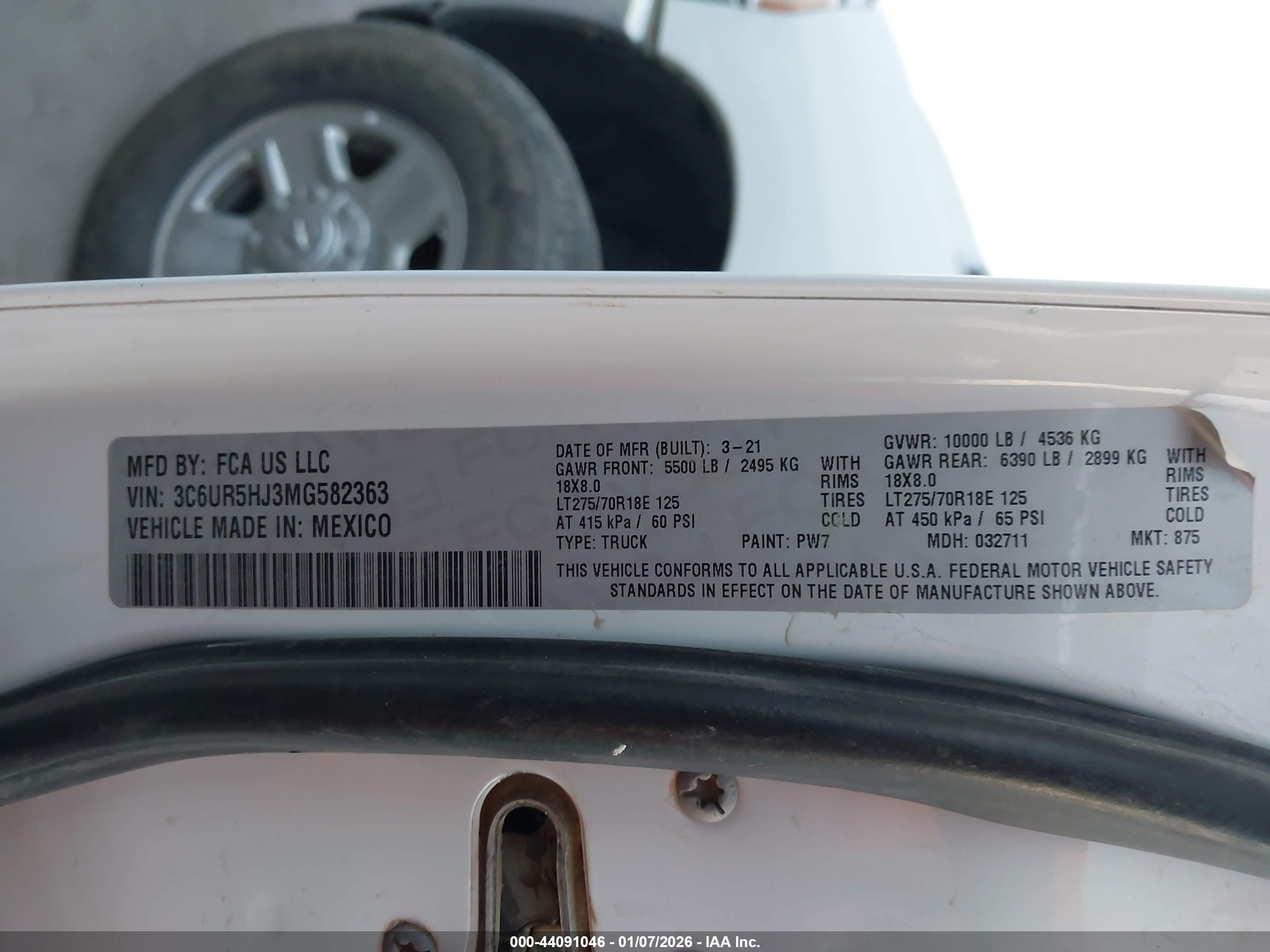 RAM 2500 image 9