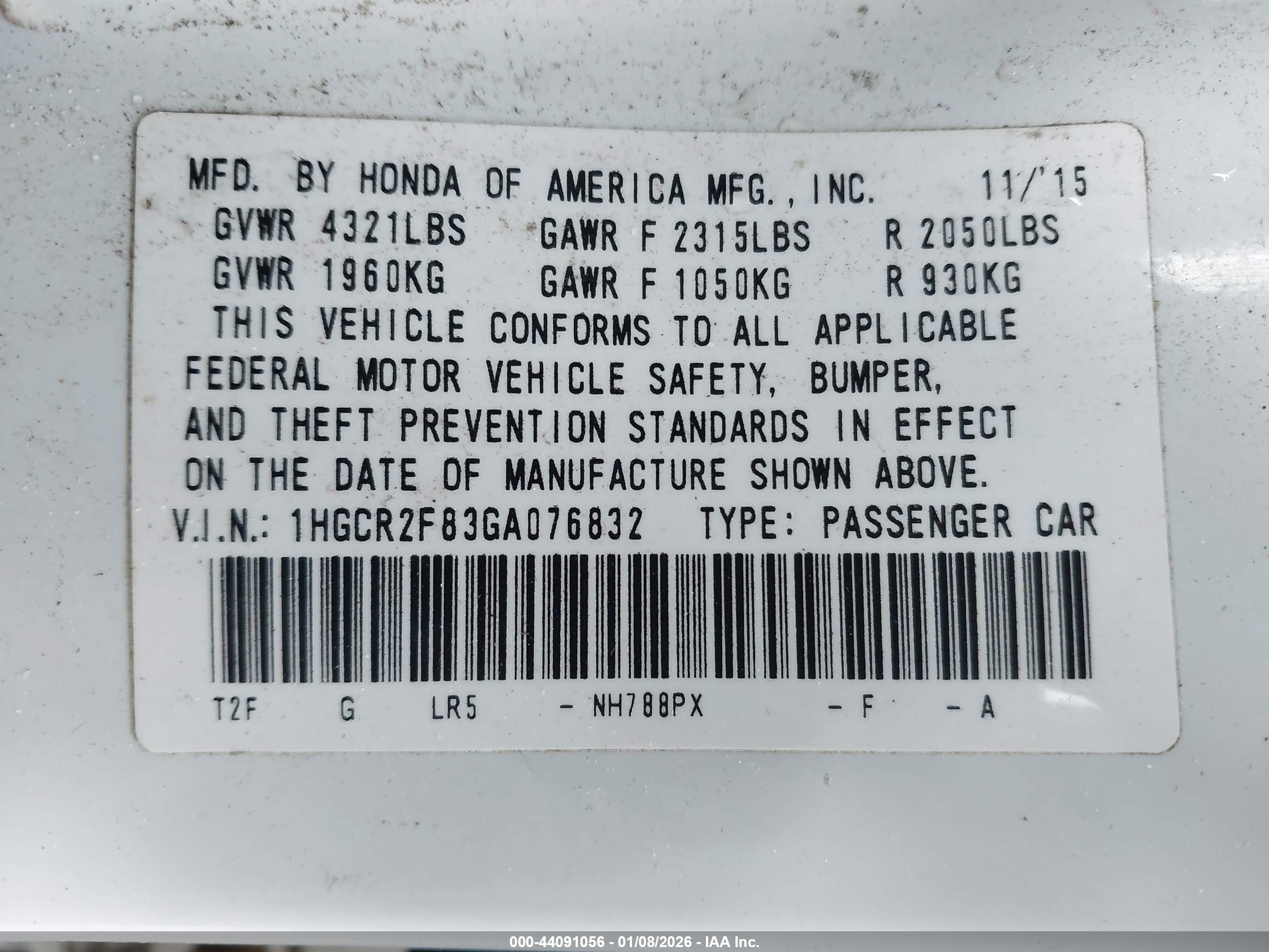 HONDA ACCORD image 9