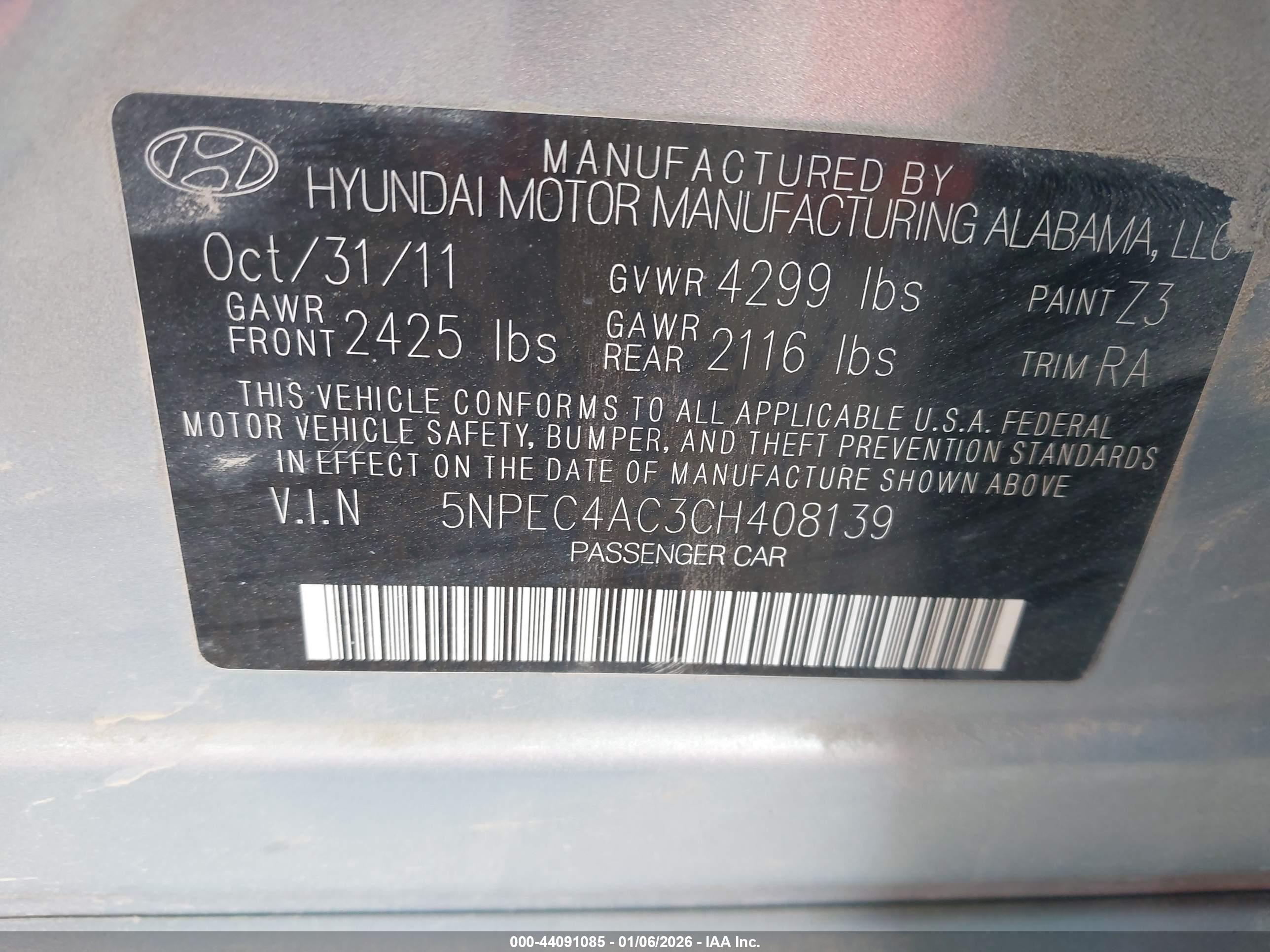 HYUNDAI SONATA image 9