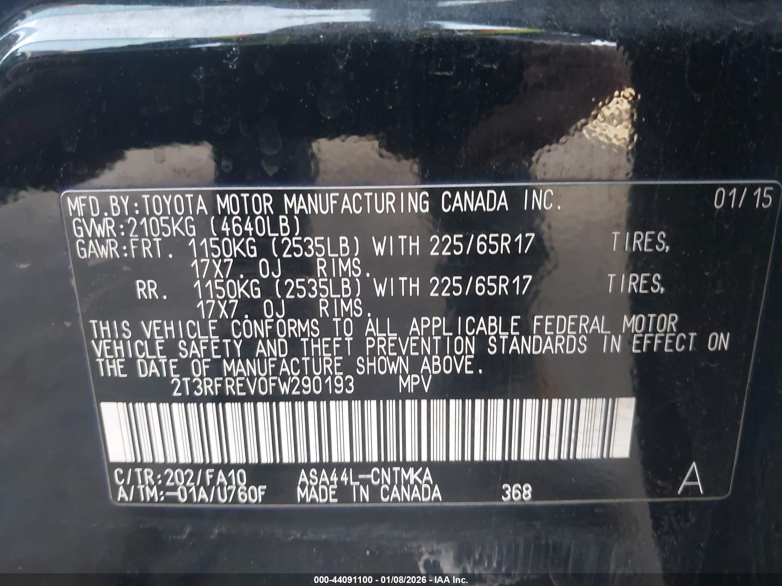 TOYOTA RAV4 image 9