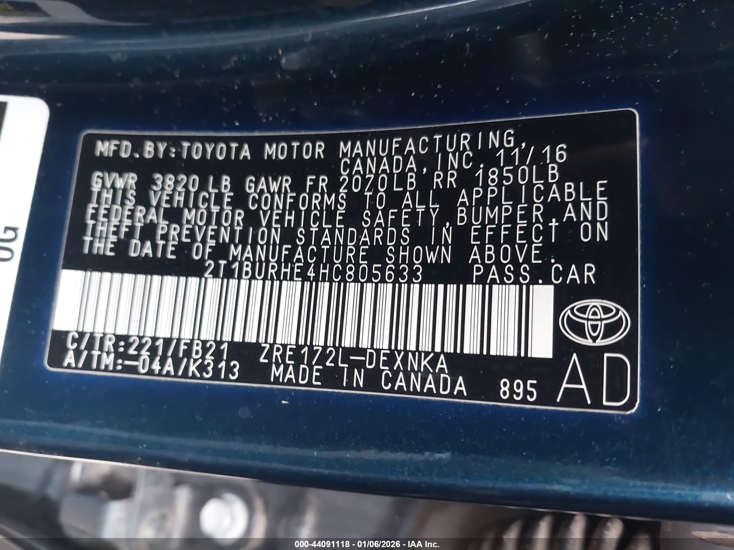 TOYOTA COROLLA image 9