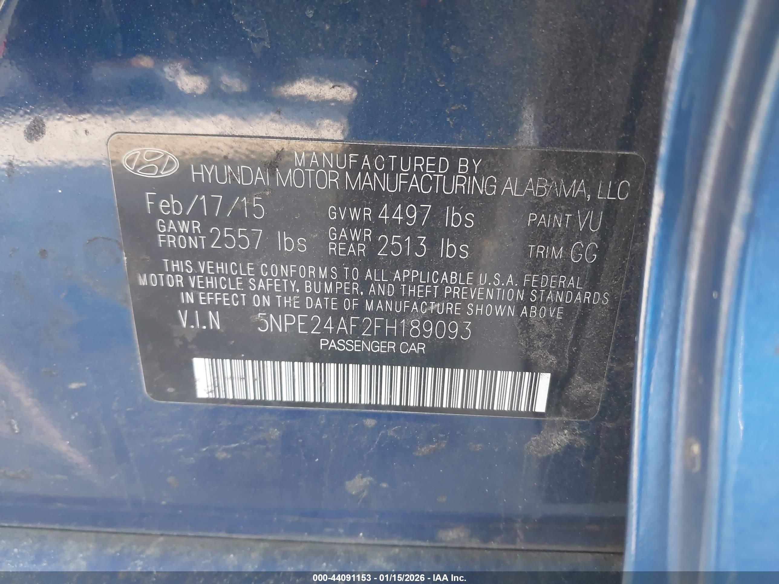 HYUNDAI SONATA image 9