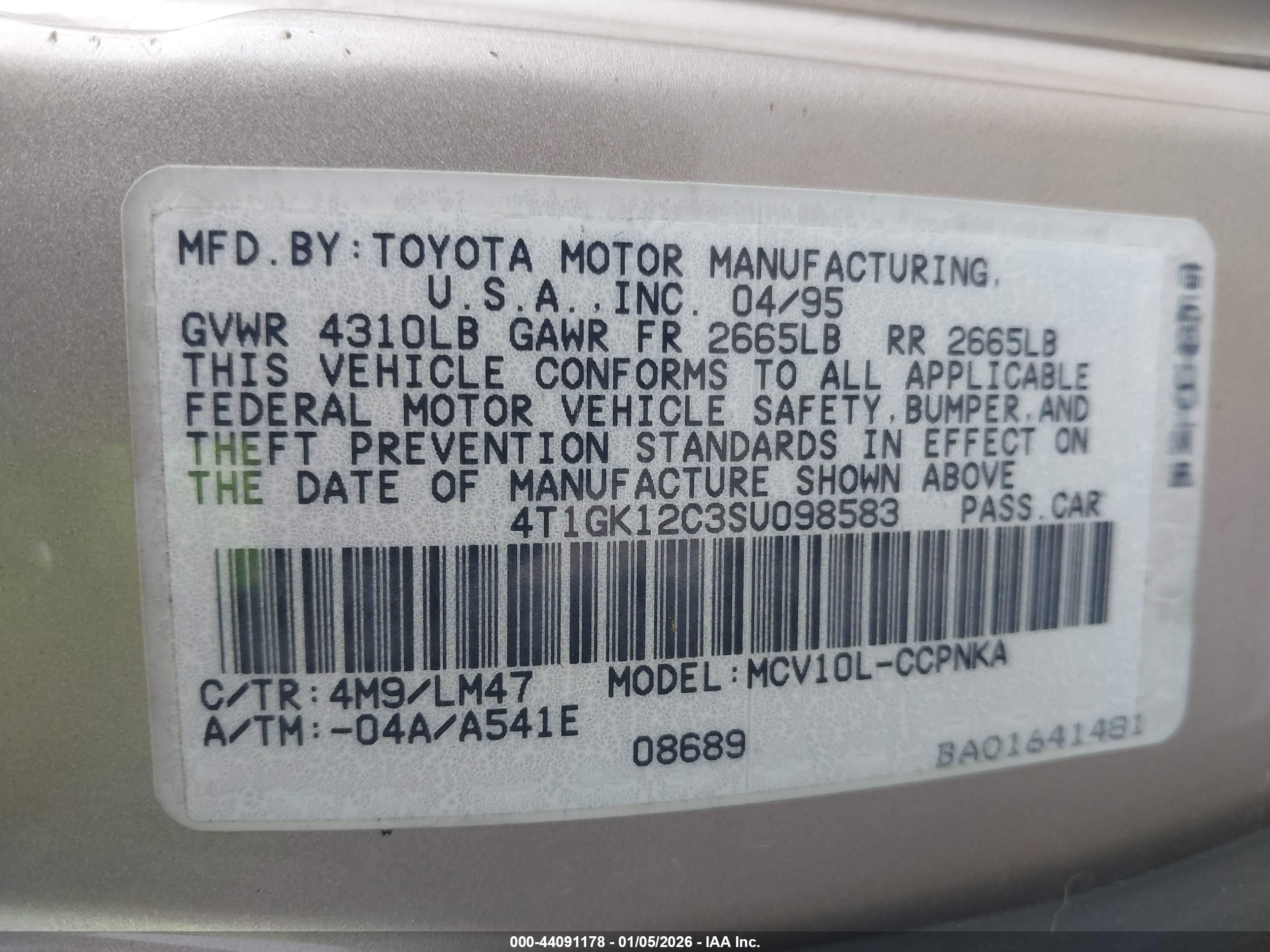 TOYOTA CAMRY image 9