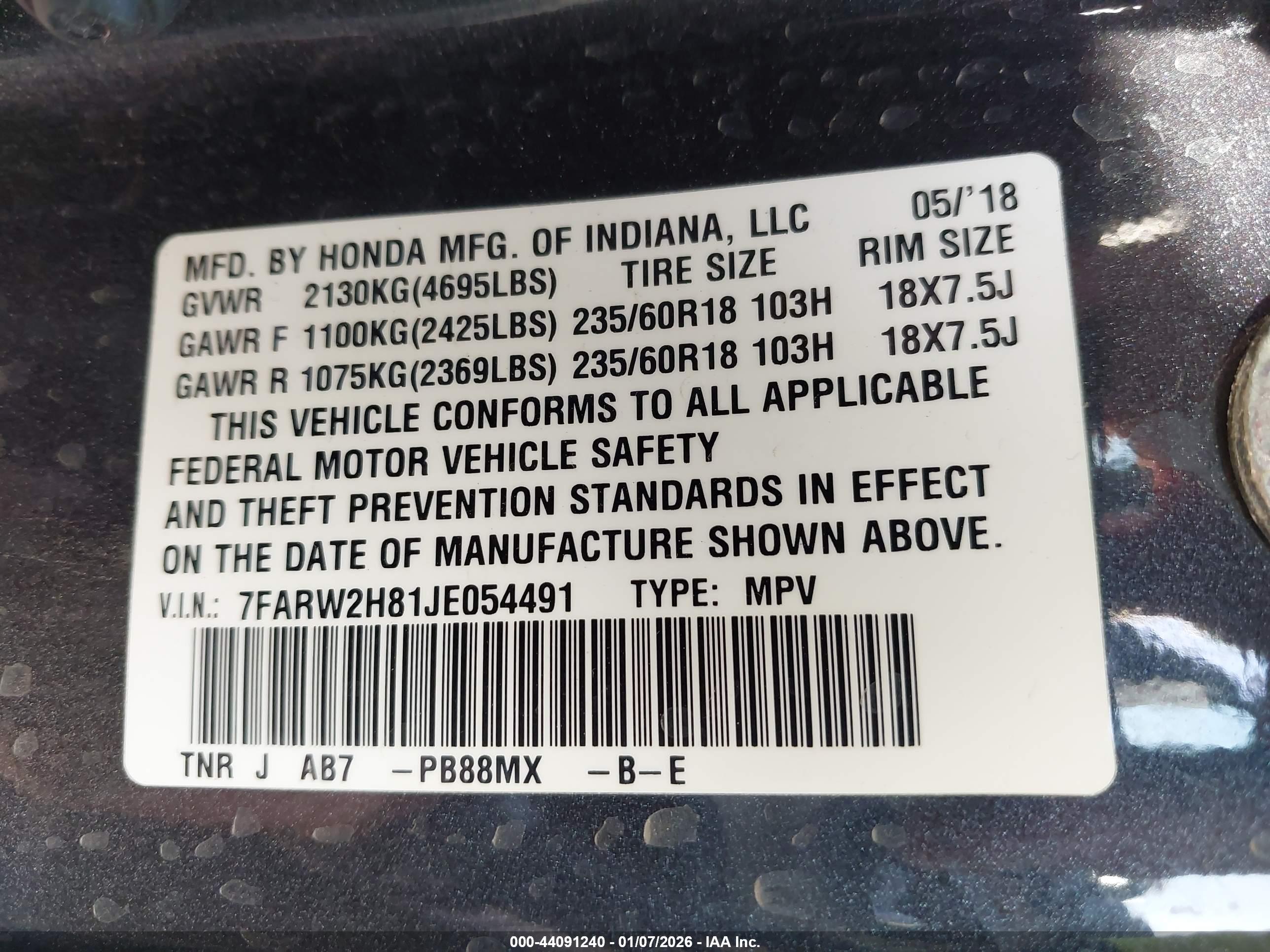 HONDA CR-V image 9