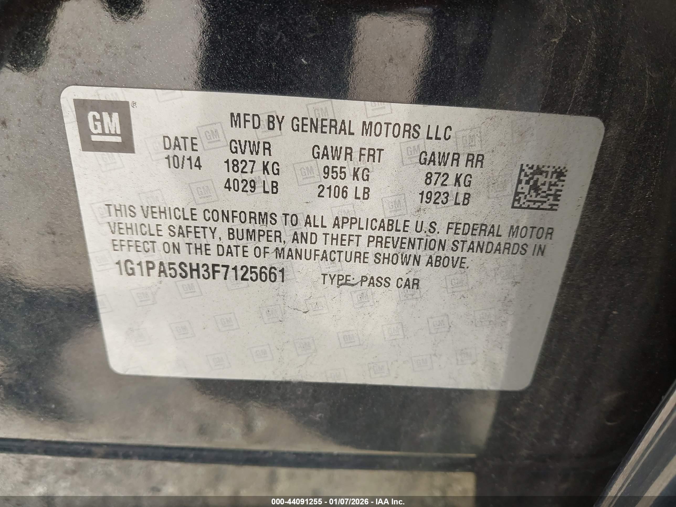 CHEVROLET CRUZE image 9