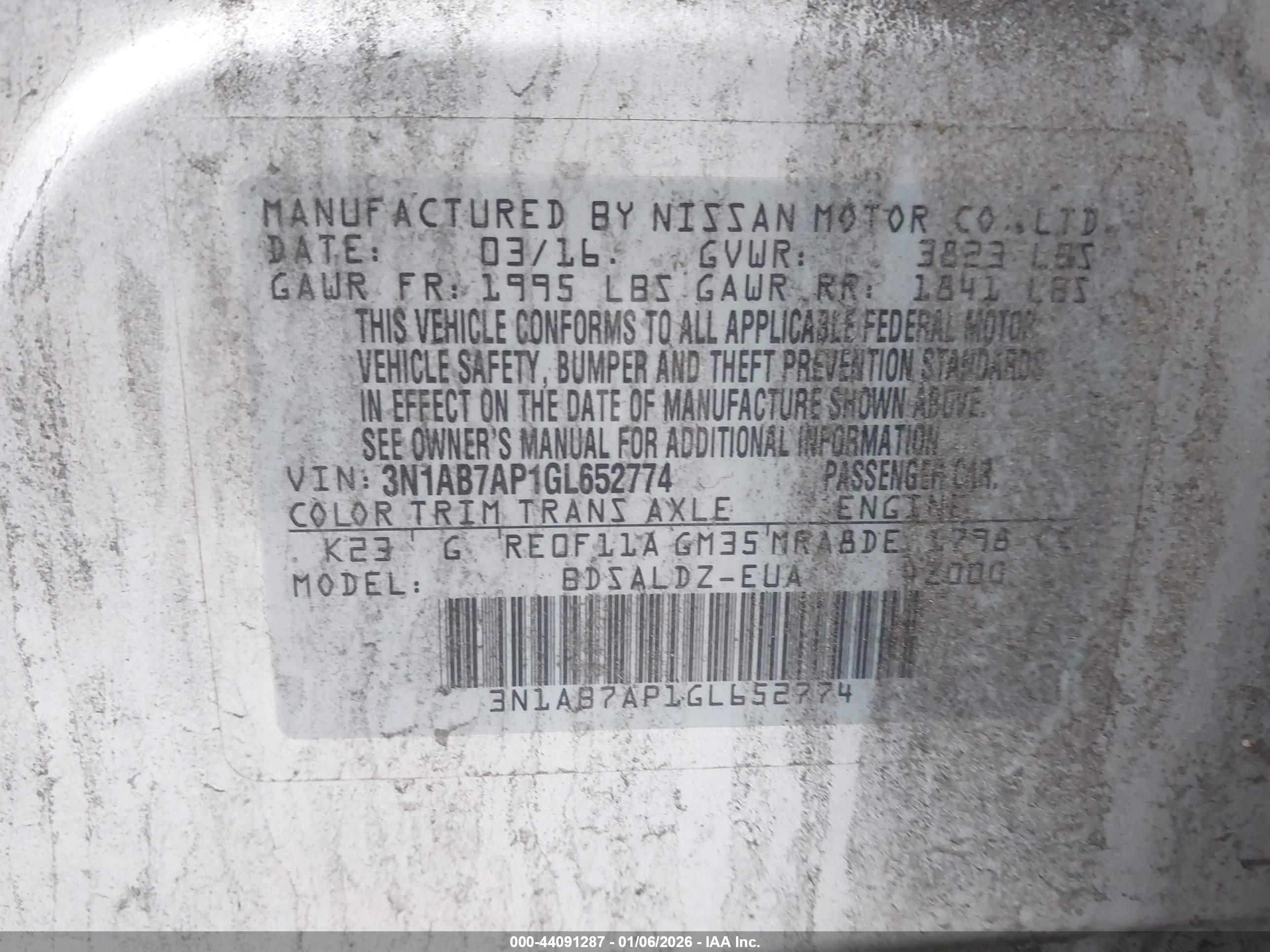 NISSAN SENTRA image 9