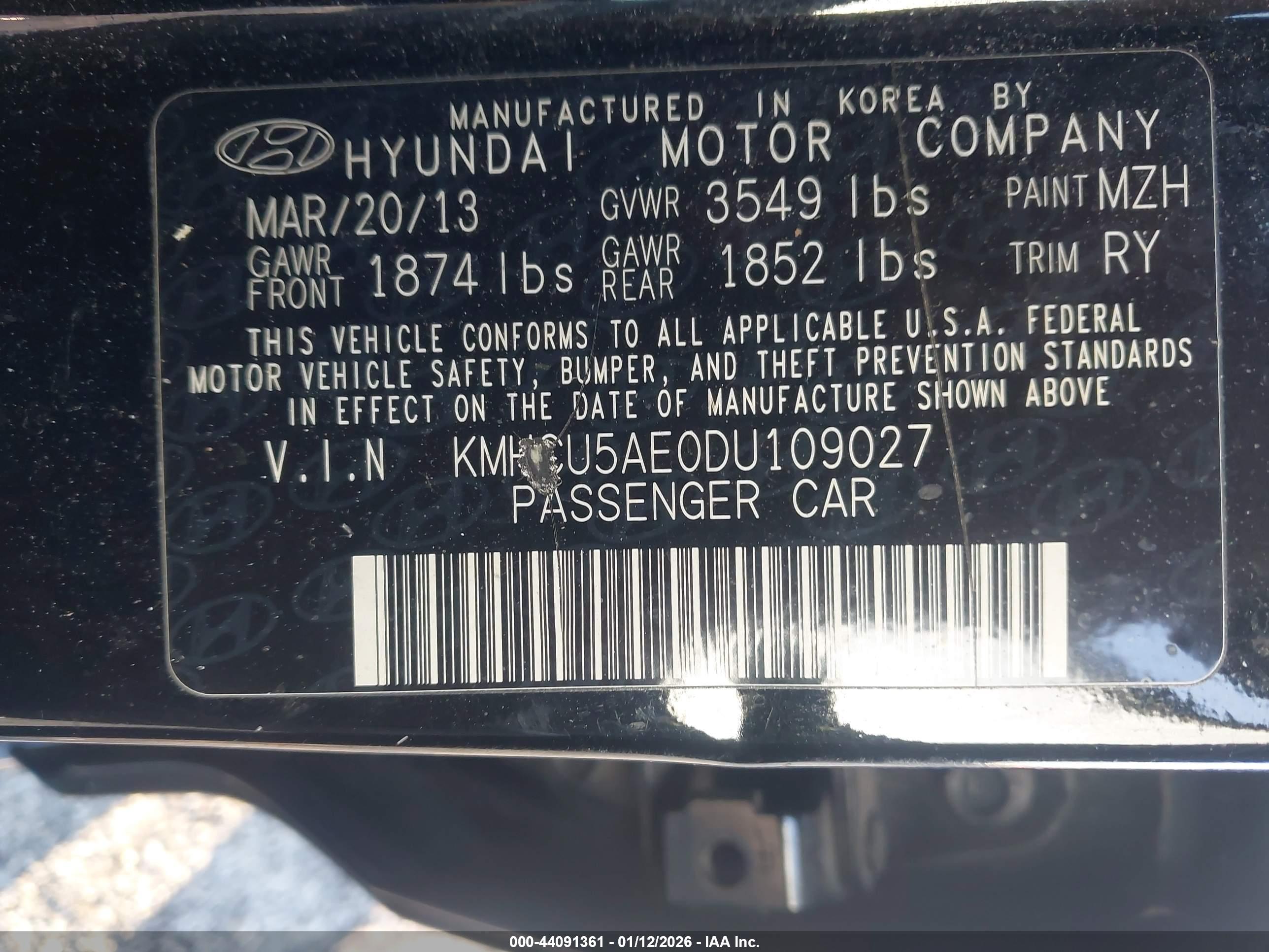 HYUNDAI ACCENT image 9