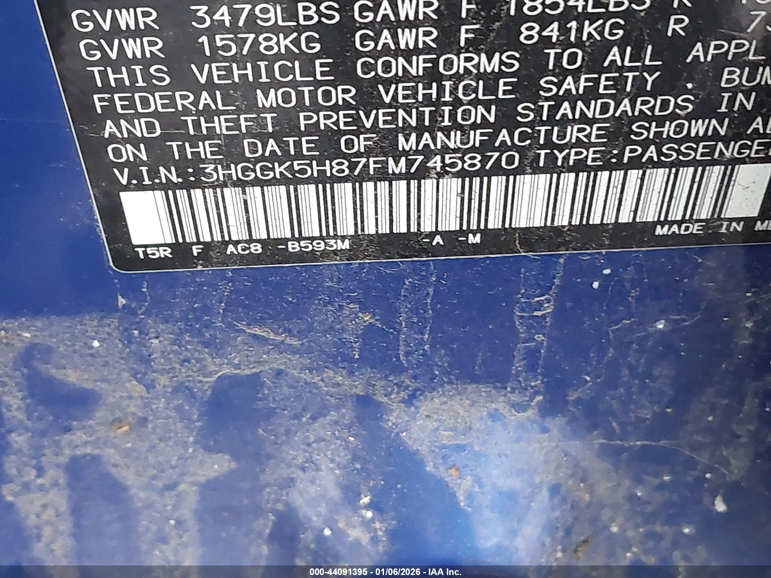 HONDA FIT image 9
