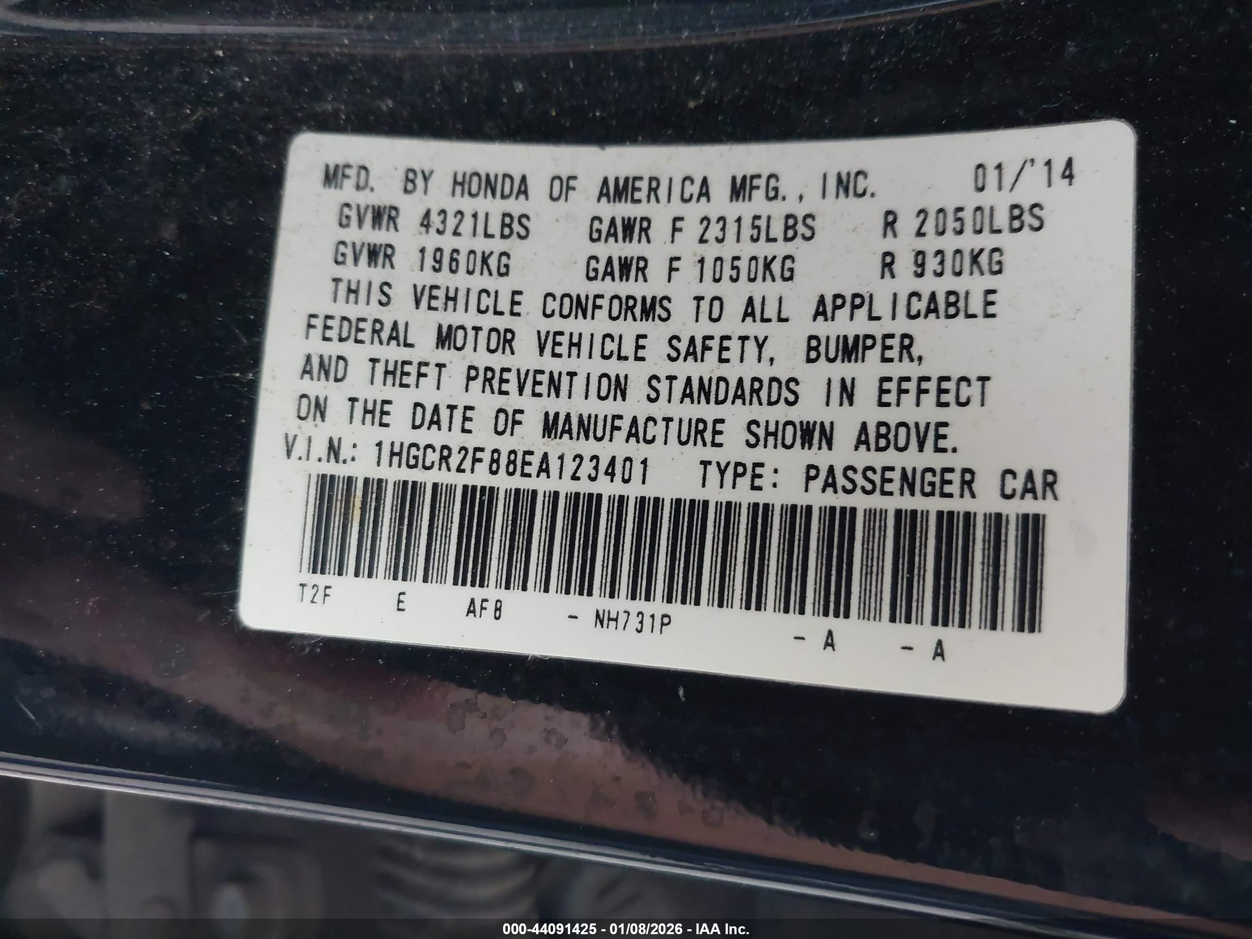 HONDA ACCORD image 9