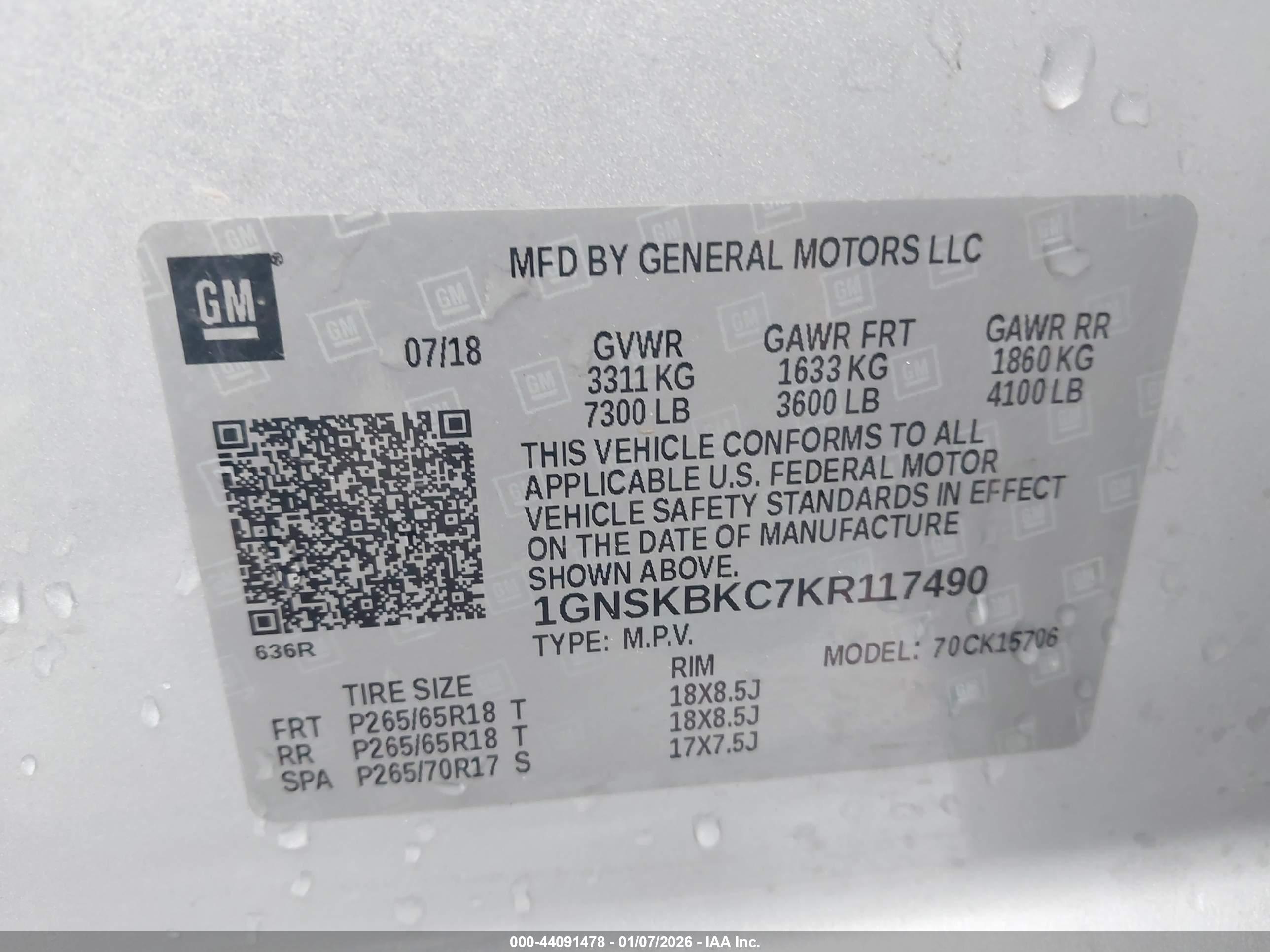 CHEVROLET TAHOE image 9