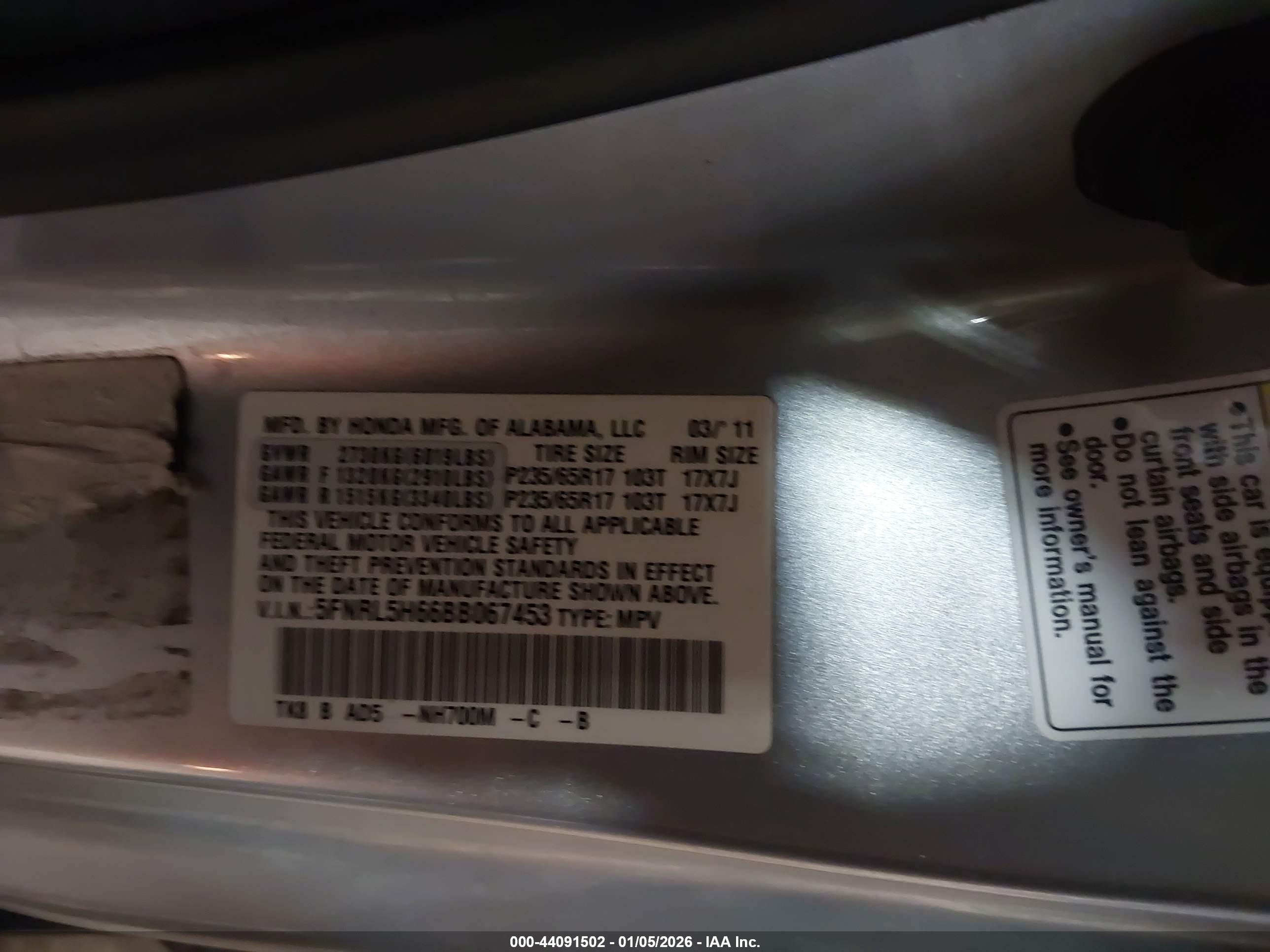 HONDA ODYSSEY image 9