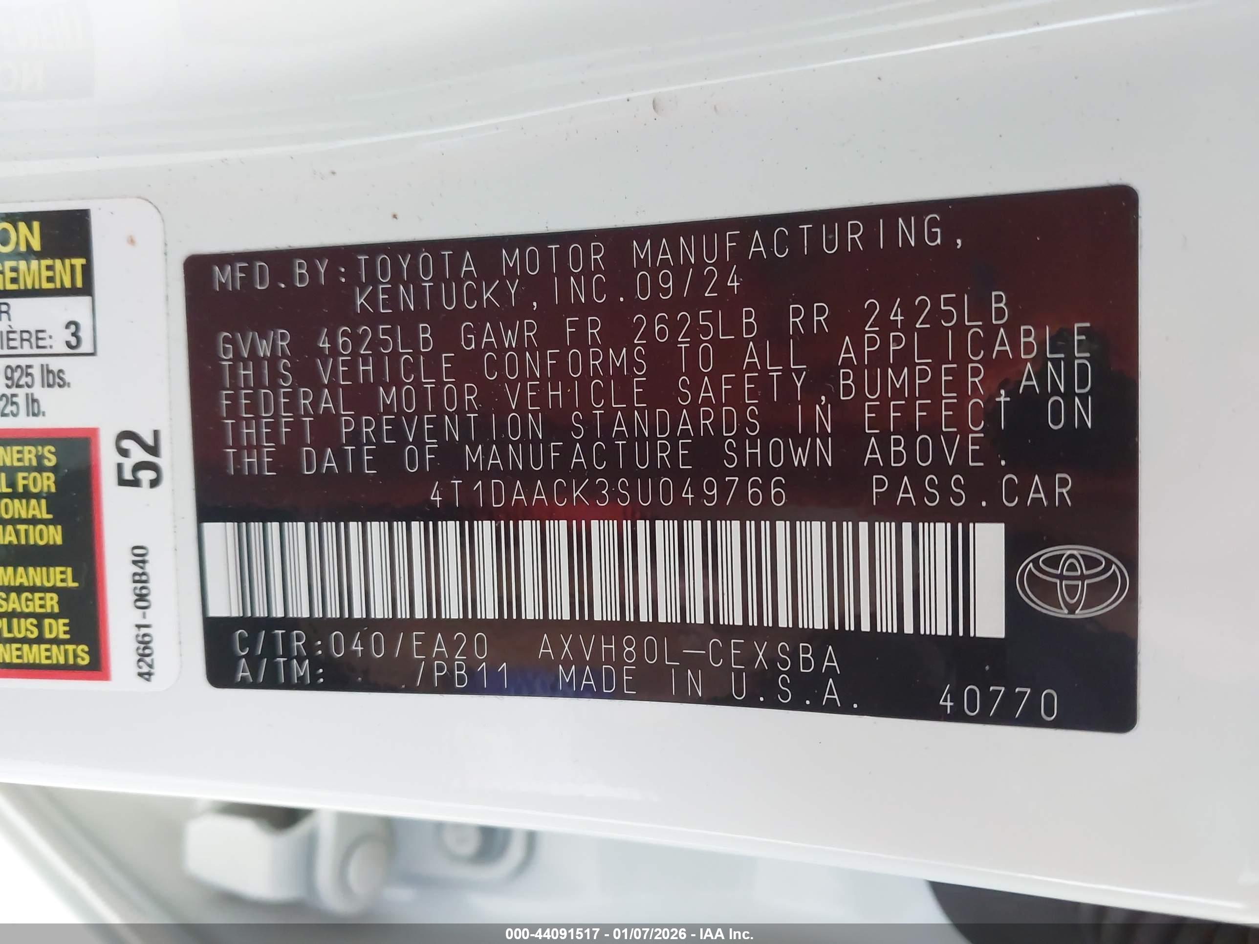 TOYOTA CAMRY image 9