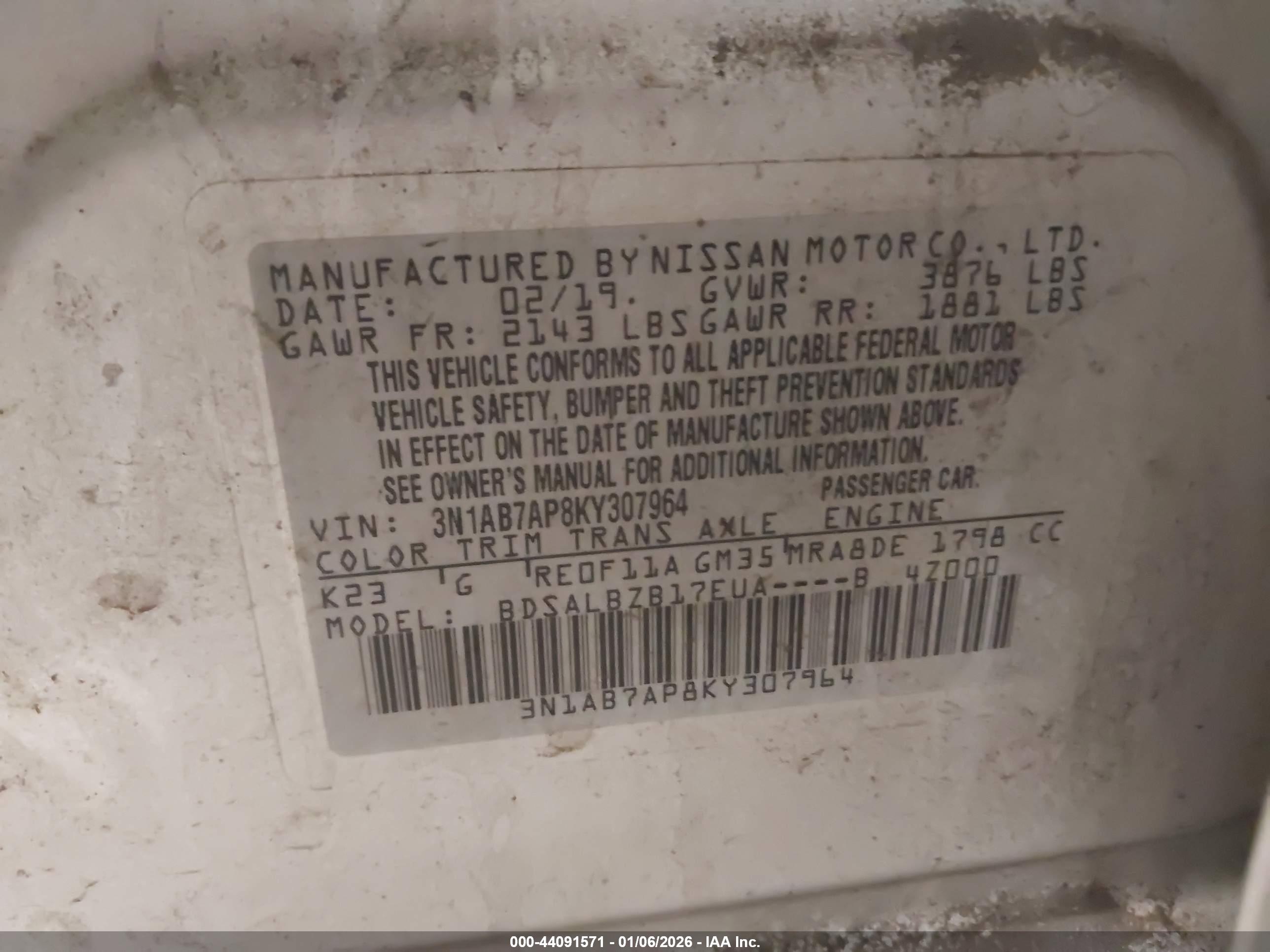 NISSAN SENTRA image 9