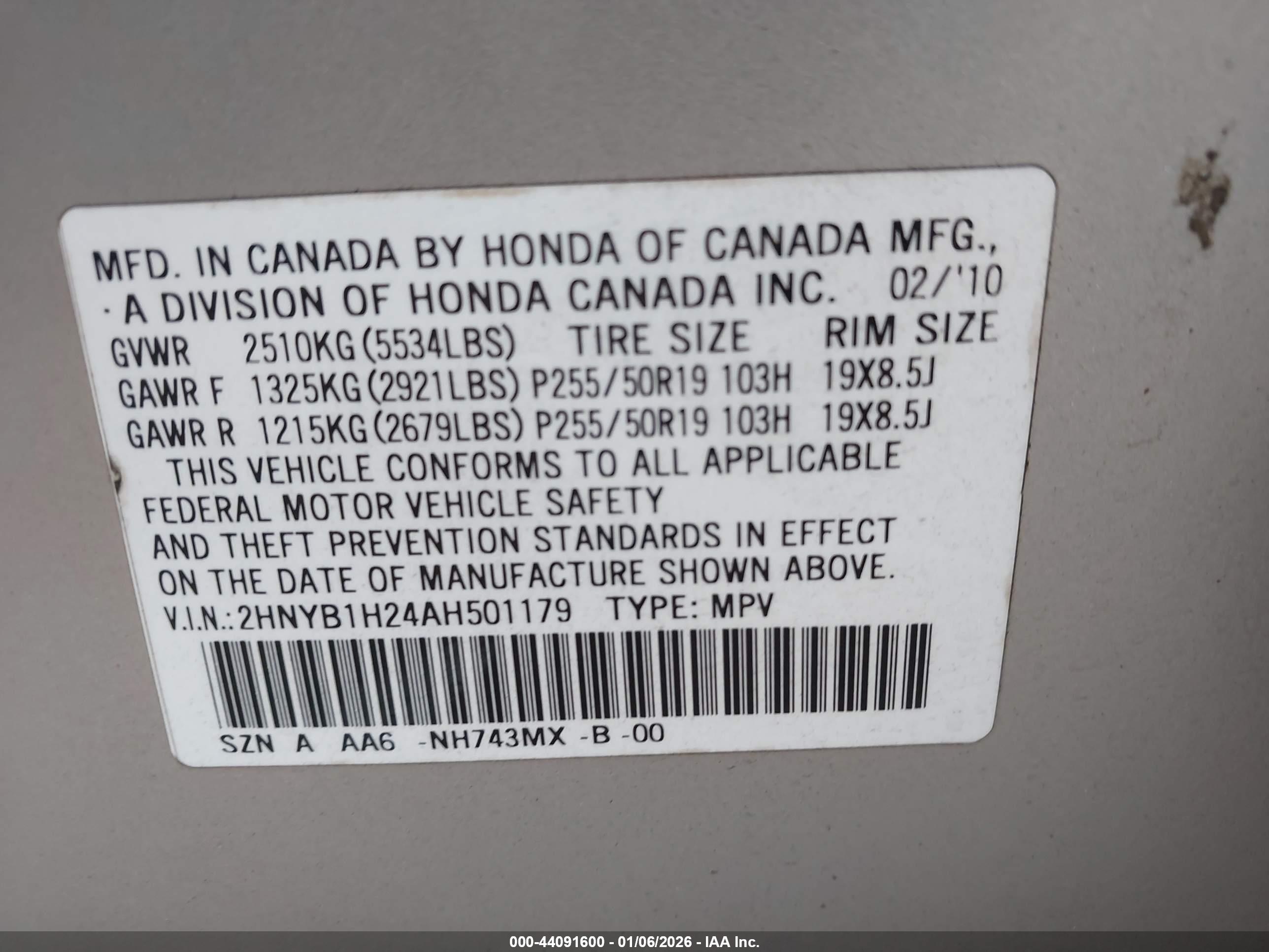 ACURA ZDX image 9