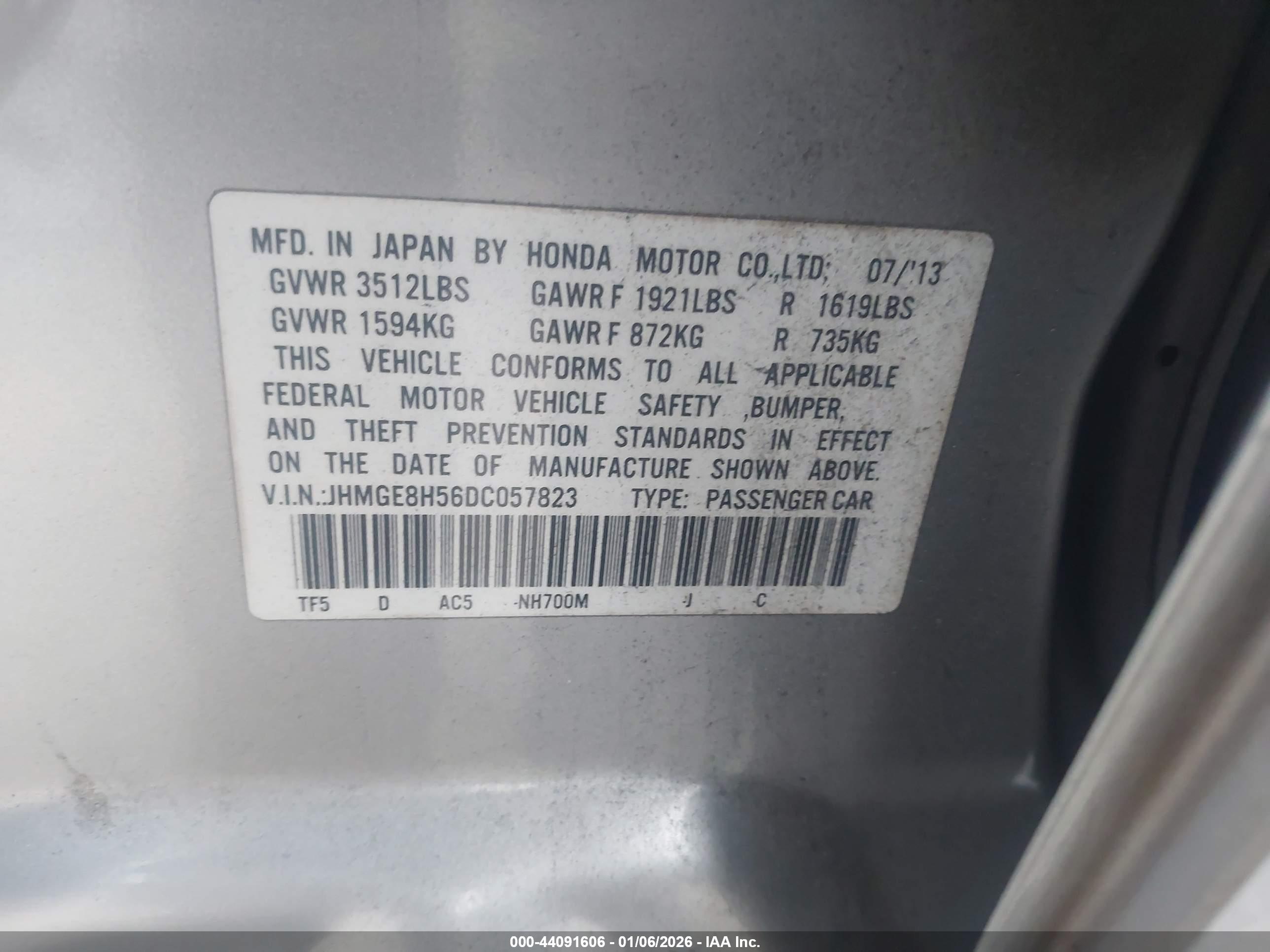 HONDA FIT image 9