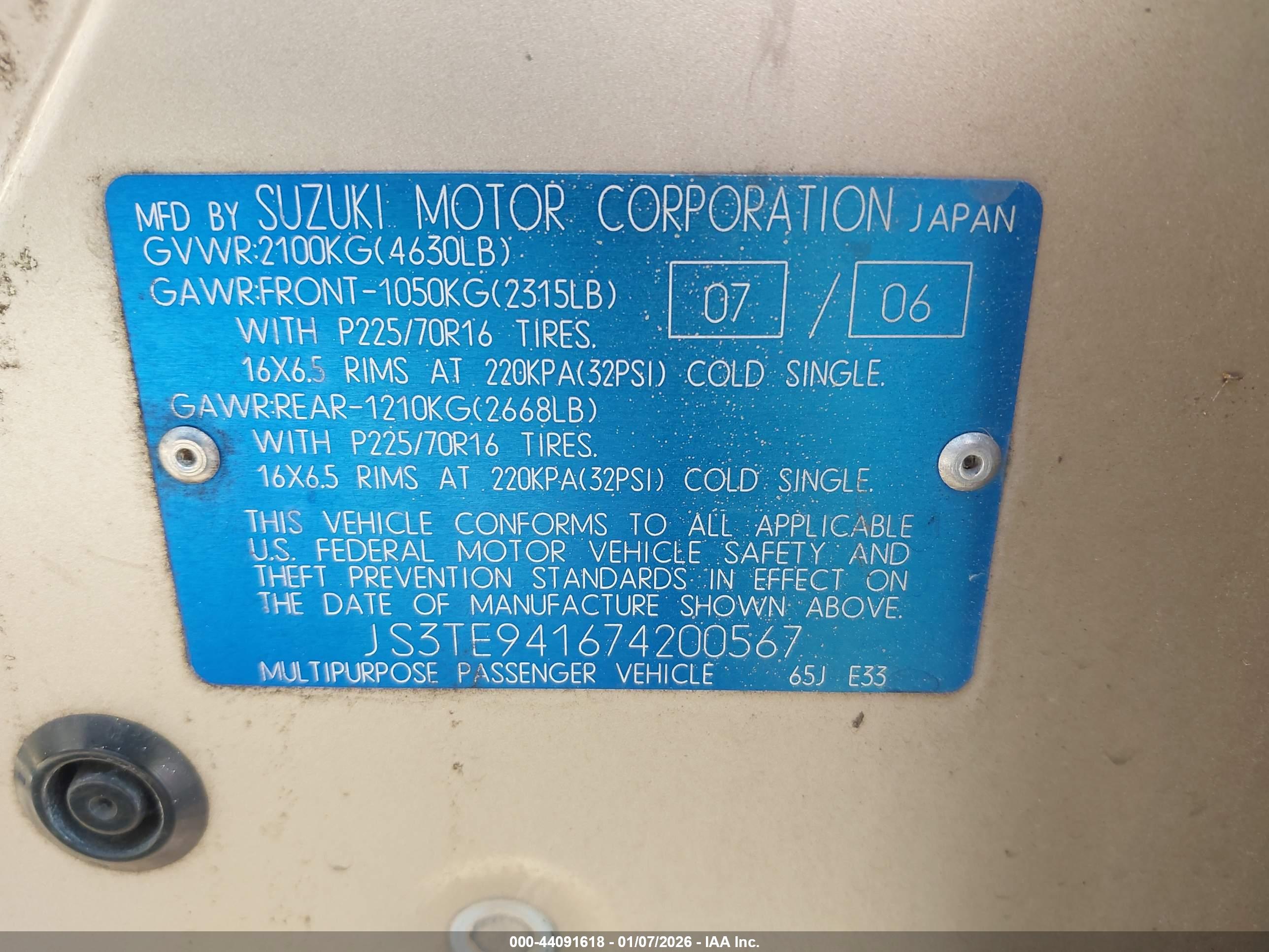 SUZUKI GRAND image 9