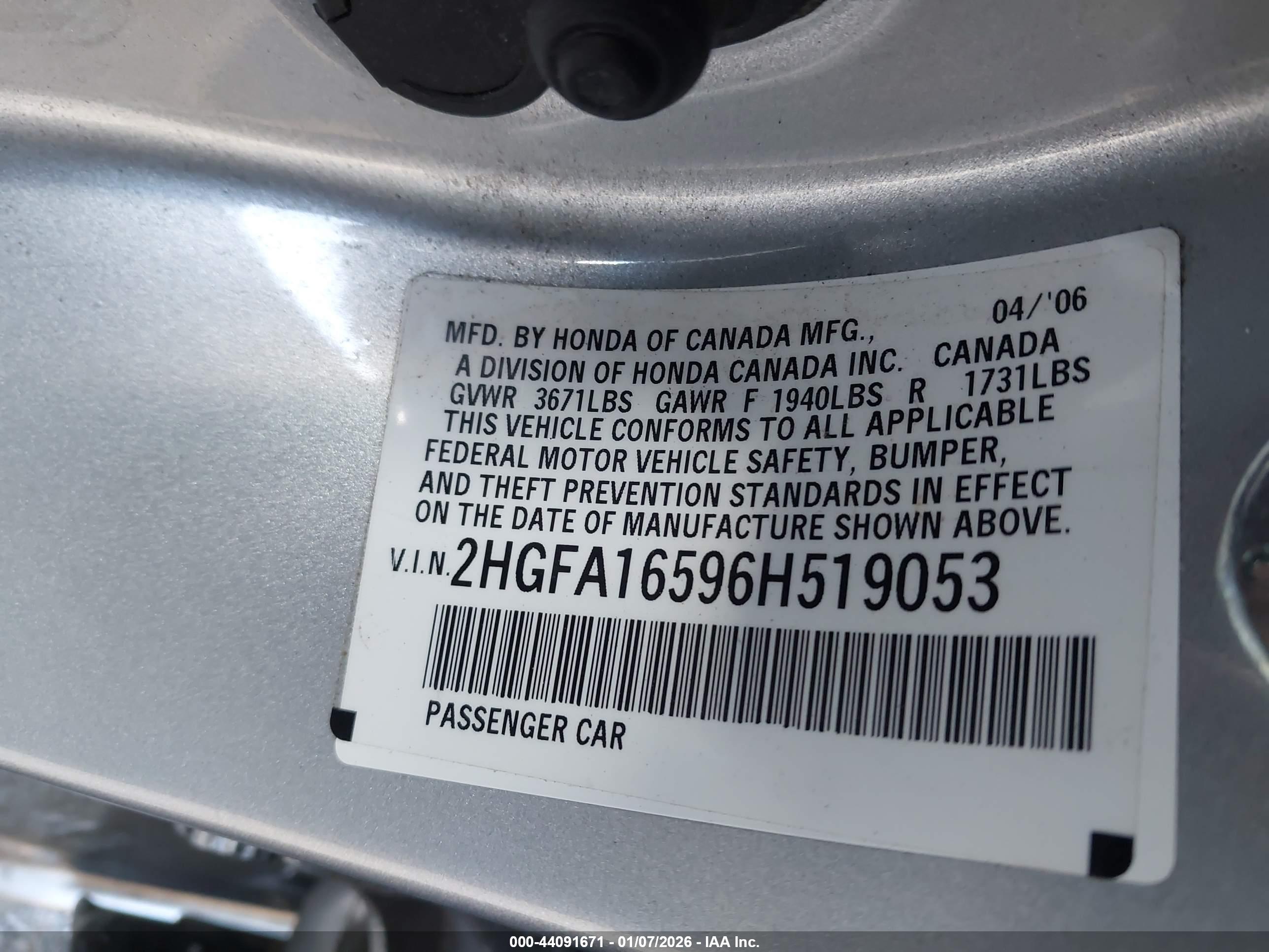 HONDA CIVIC image 9