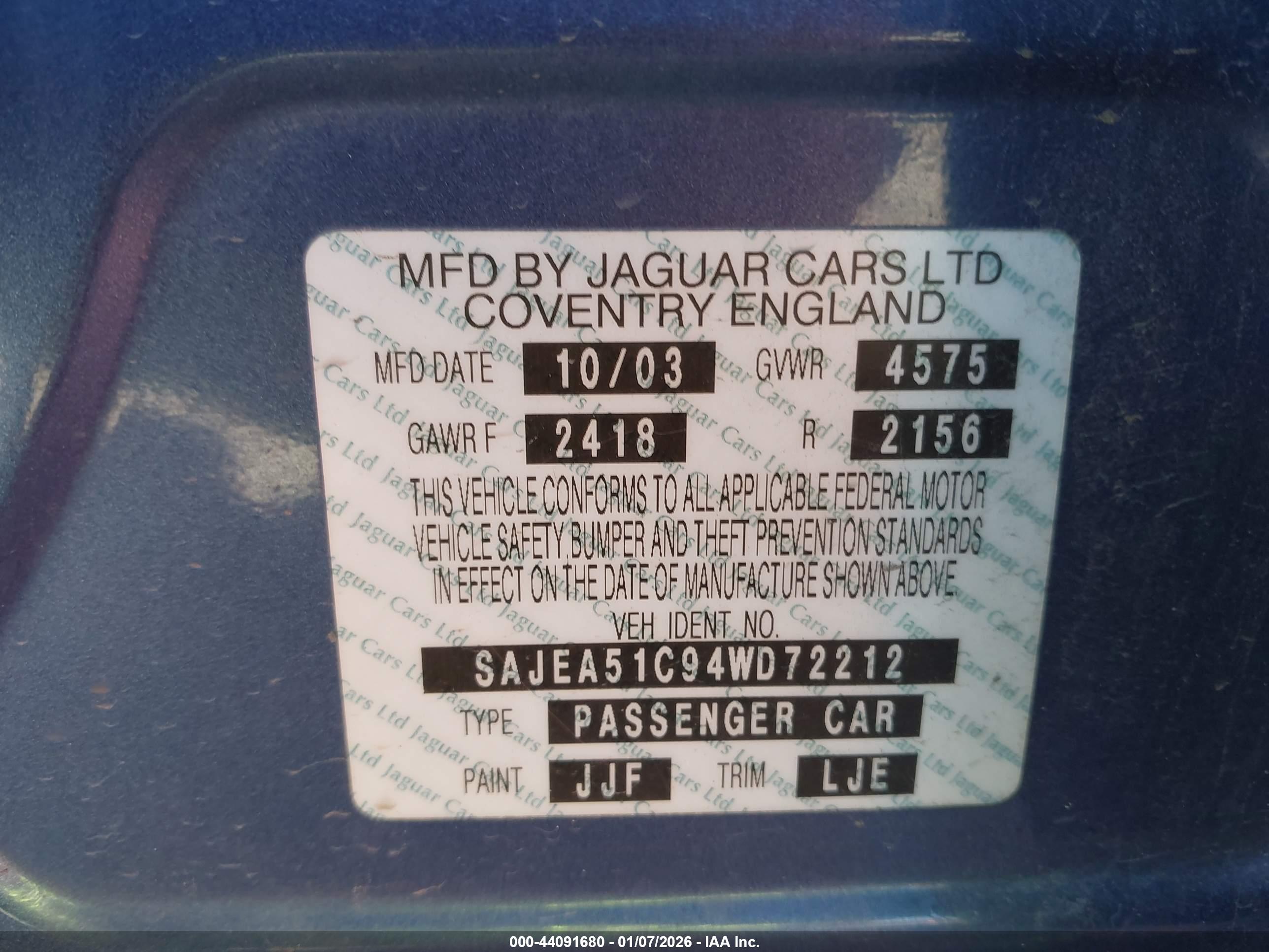 JAGUAR X-TYPE image 9