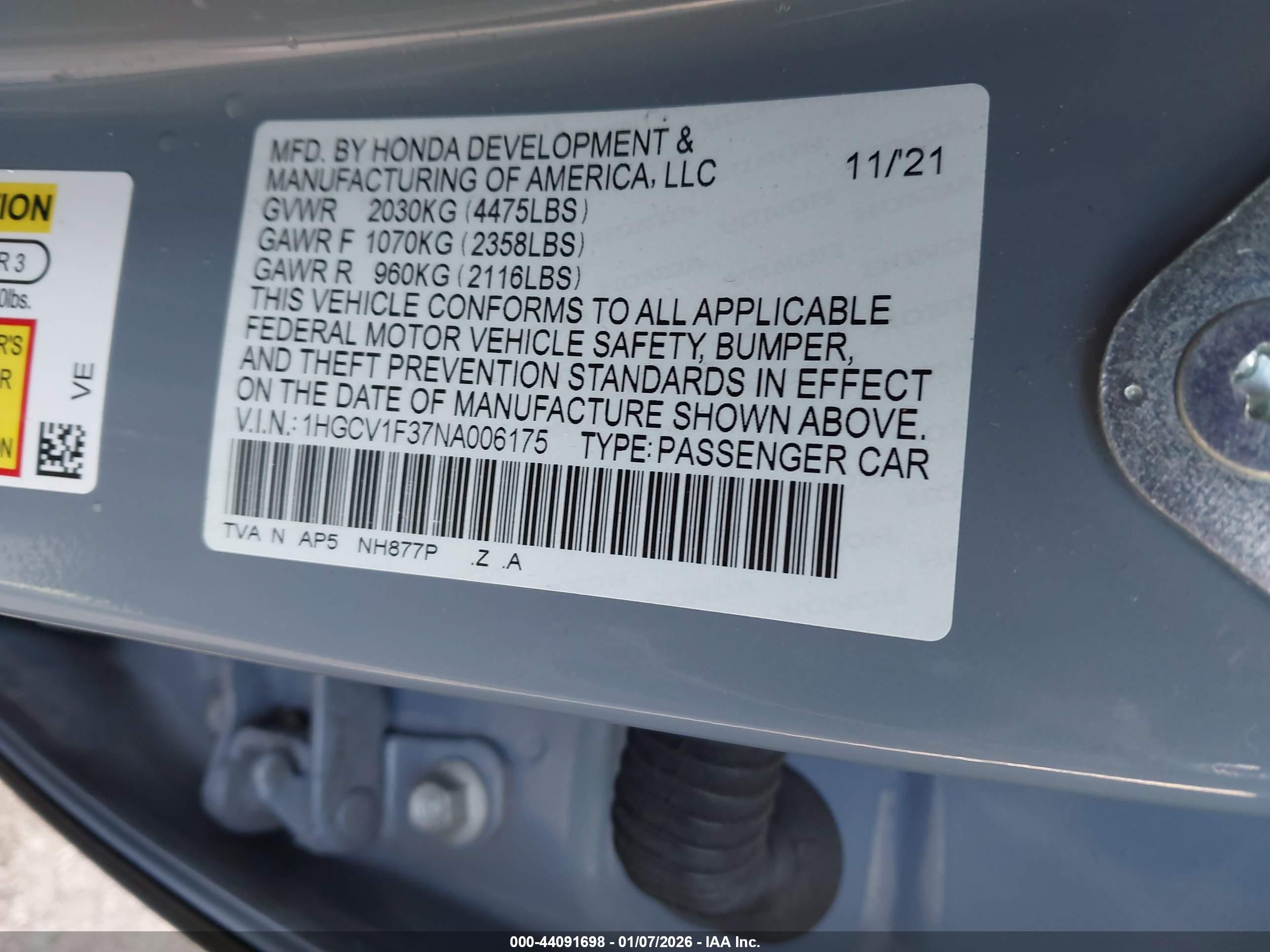 HONDA ACCORD image 9