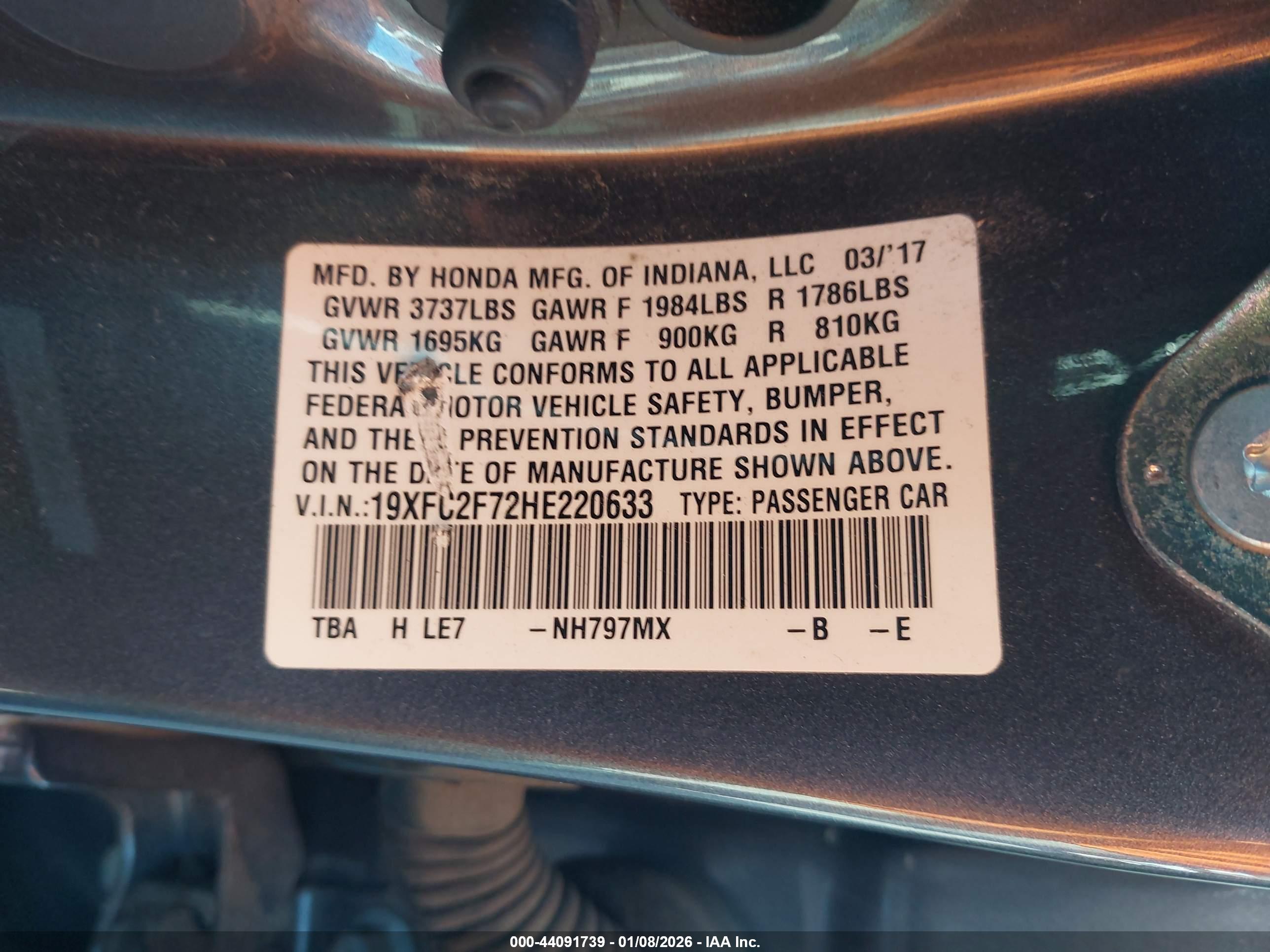 HONDA CIVIC image 9