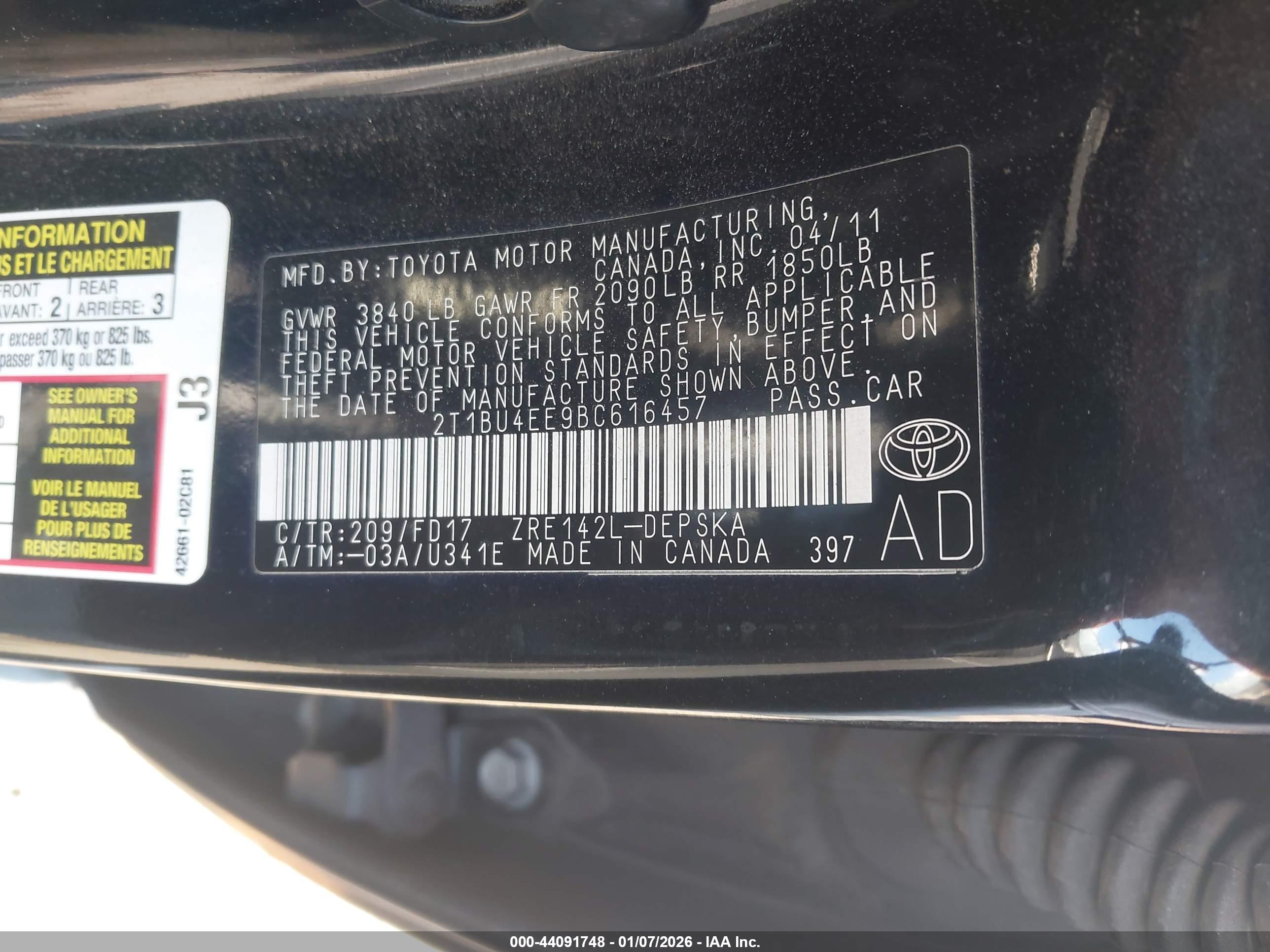 TOYOTA COROLLA image 9