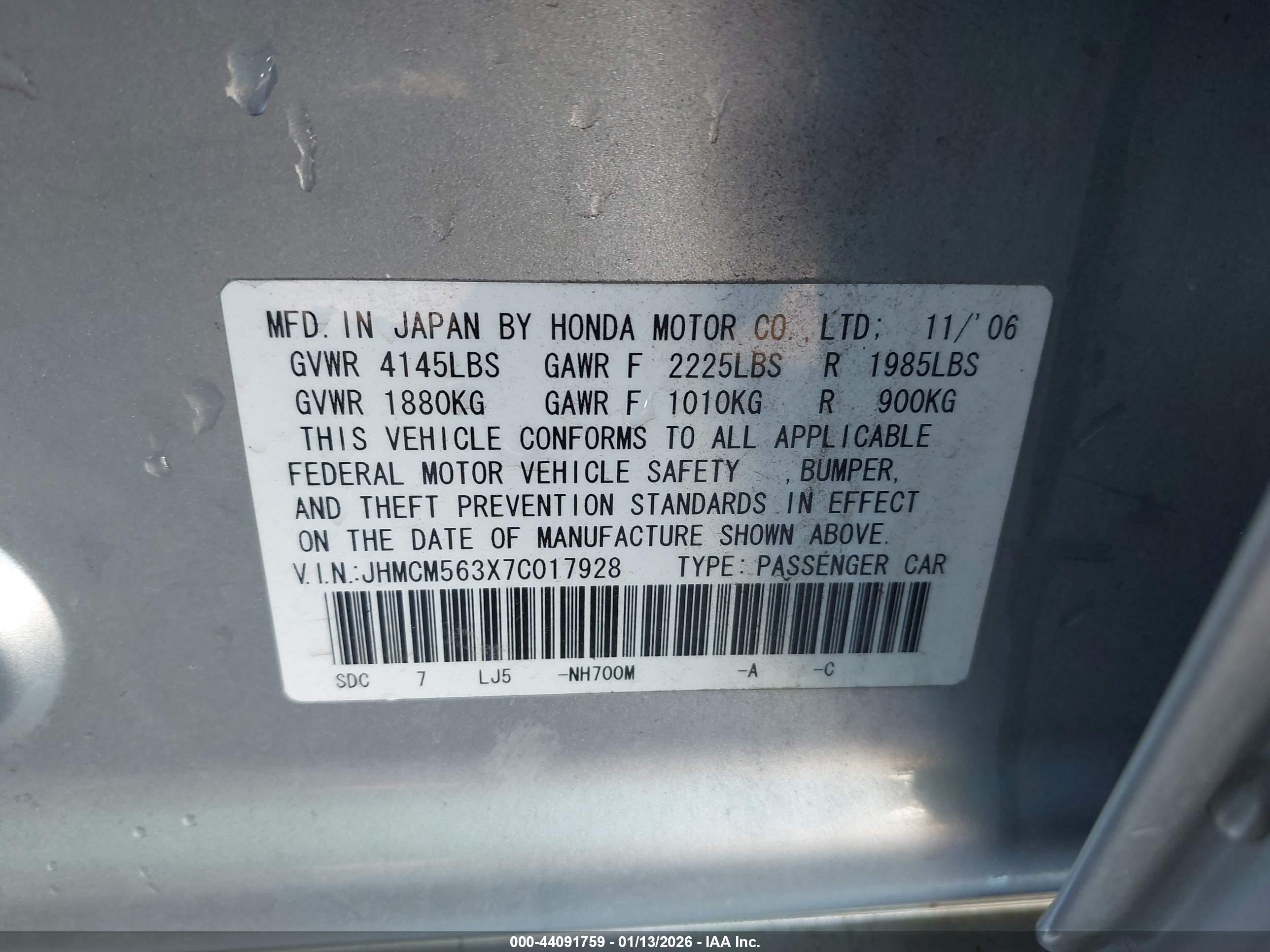 HONDA ACCORD image 9