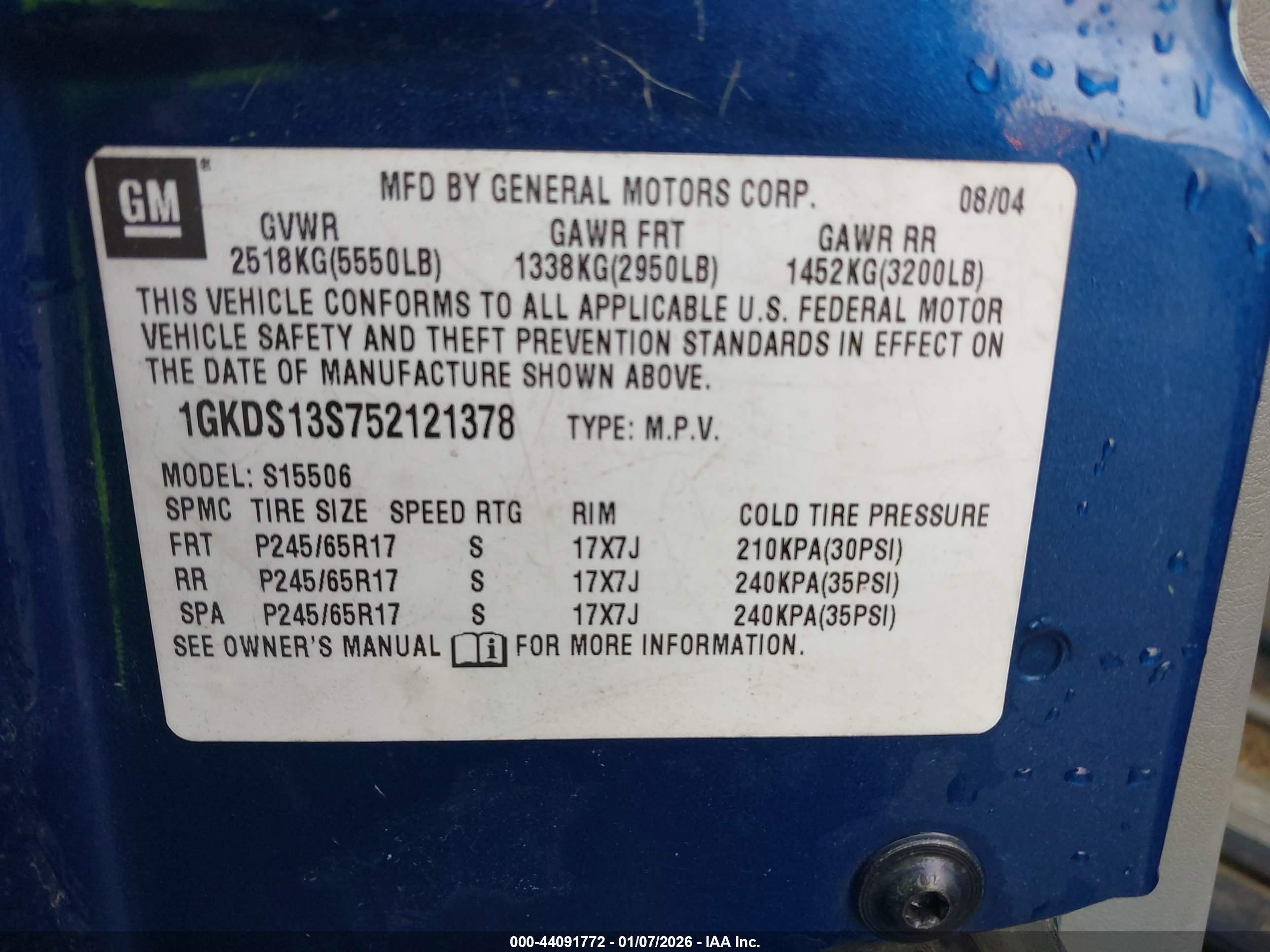 GMC ENVOY image 9