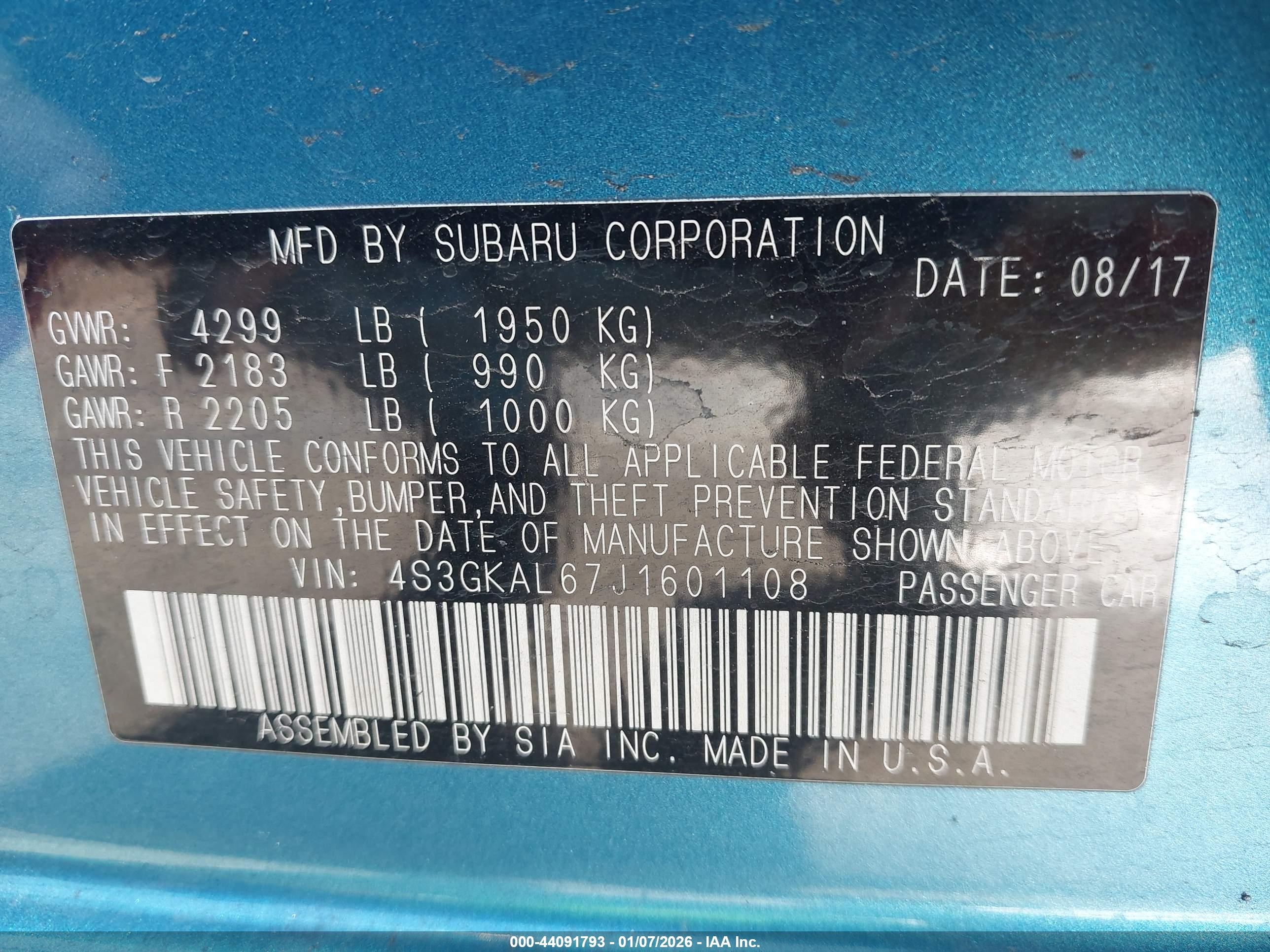 SUBARU IMPREZA image 9