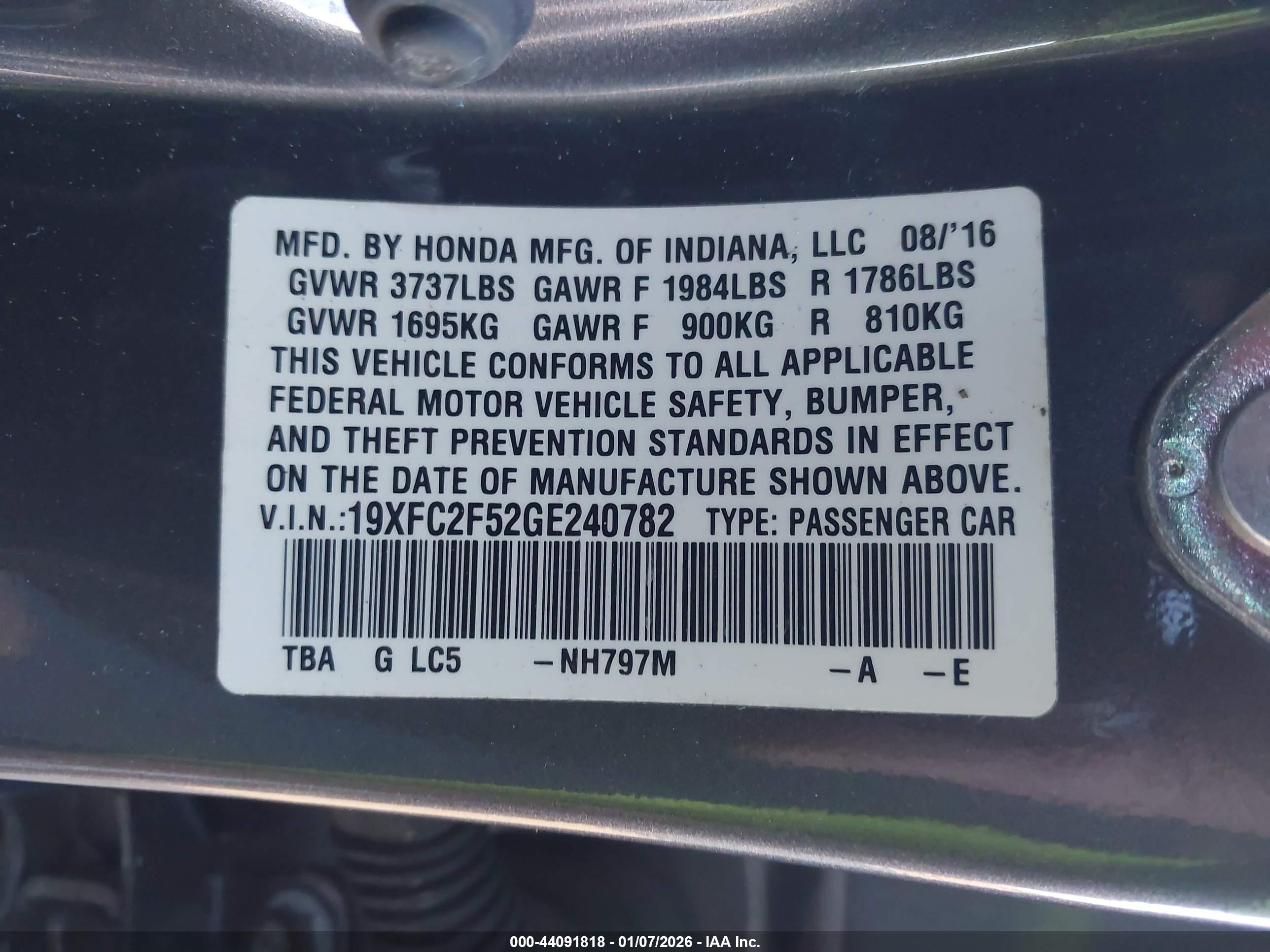 HONDA CIVIC image 9