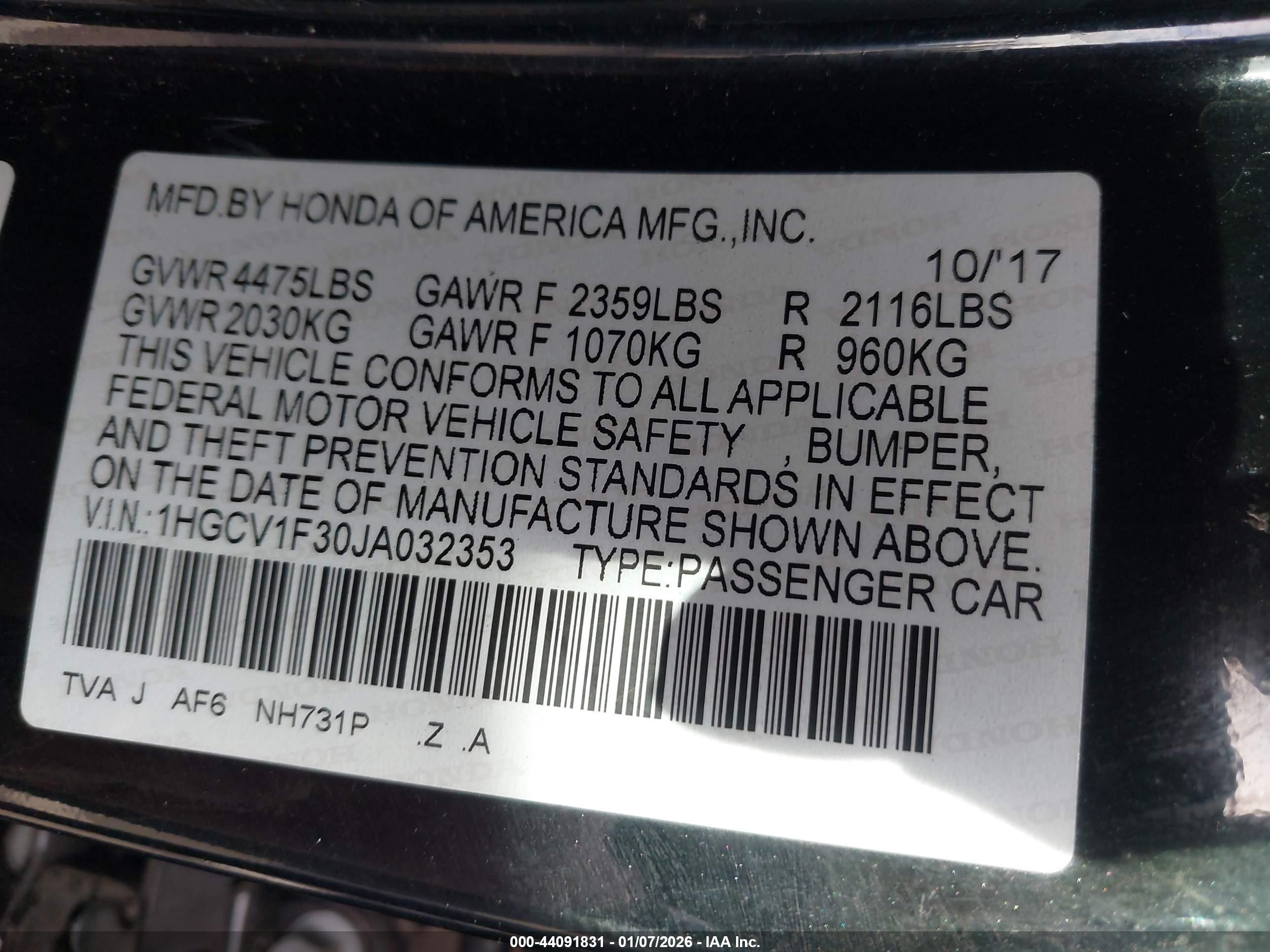 HONDA ACCORD image 9