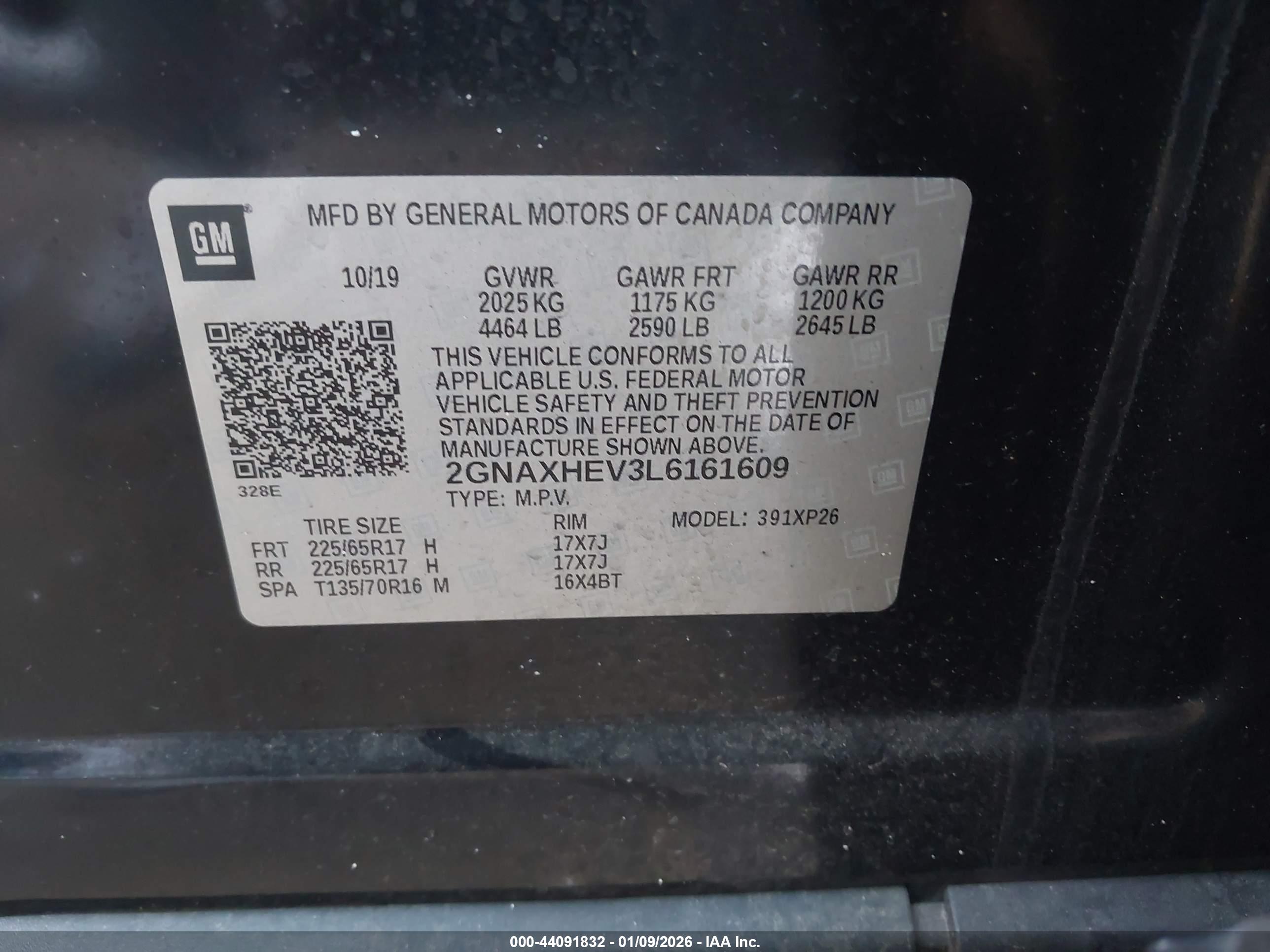 CHEVROLET EQUINOX image 9