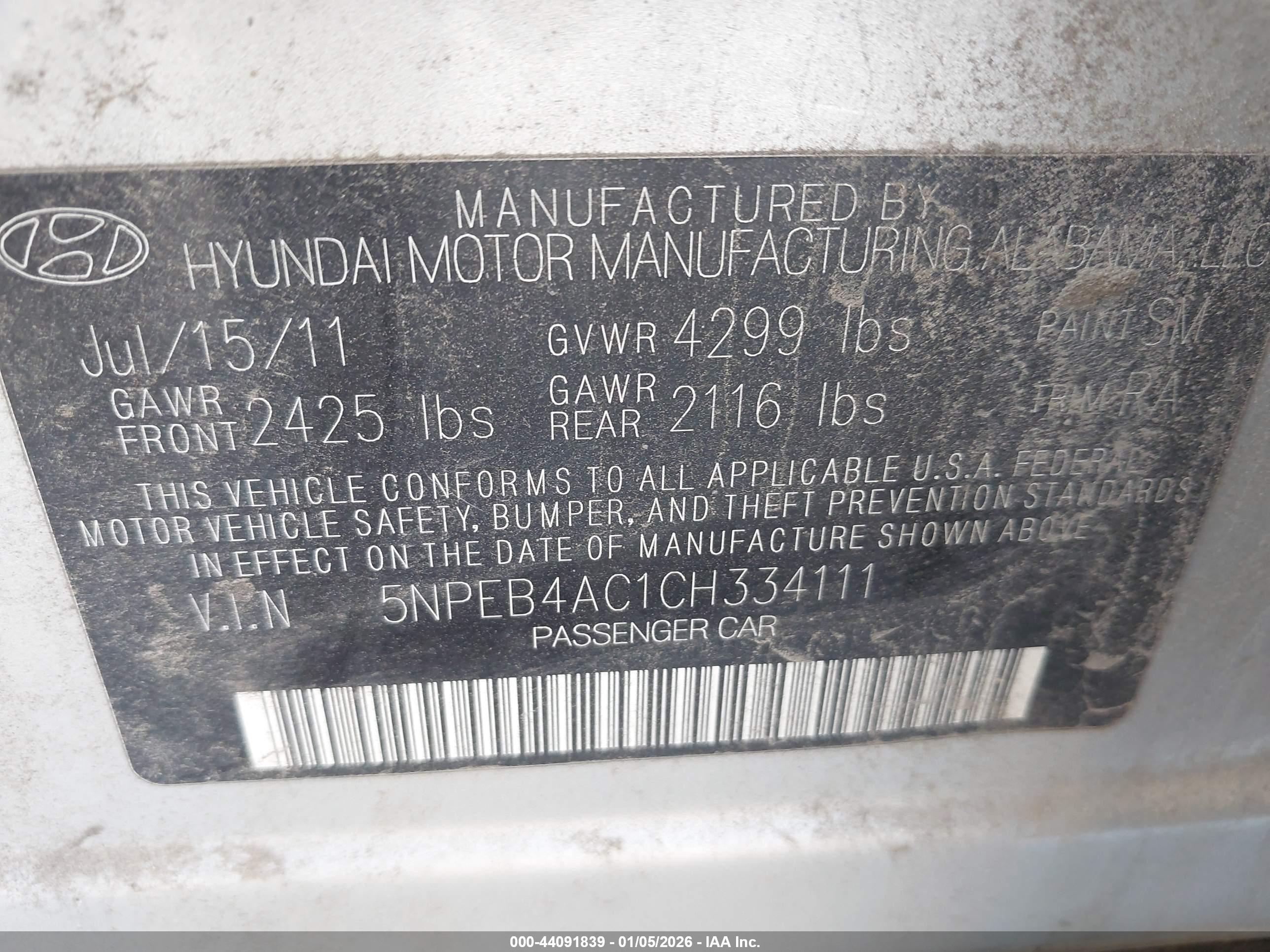 HYUNDAI SONATA image 9