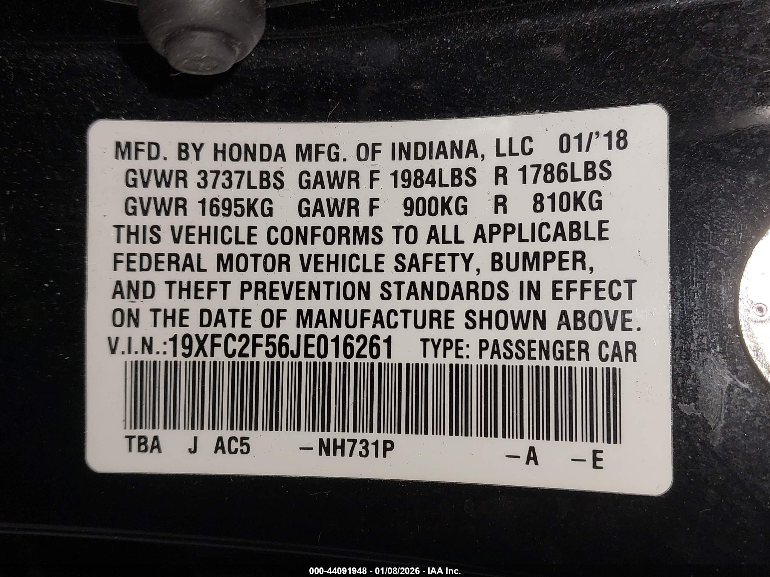 HONDA CIVIC image 9