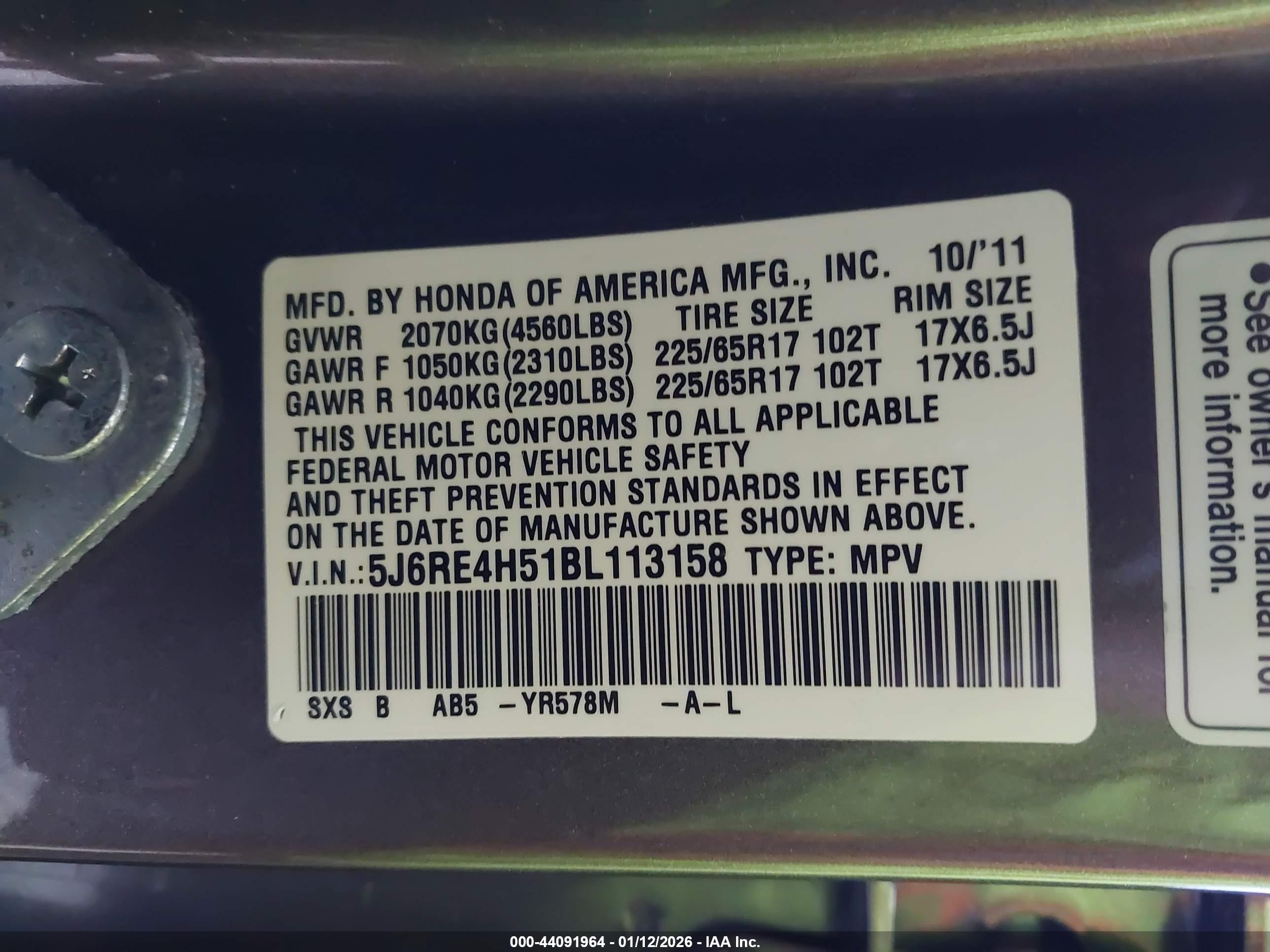 HONDA CR-V image 9