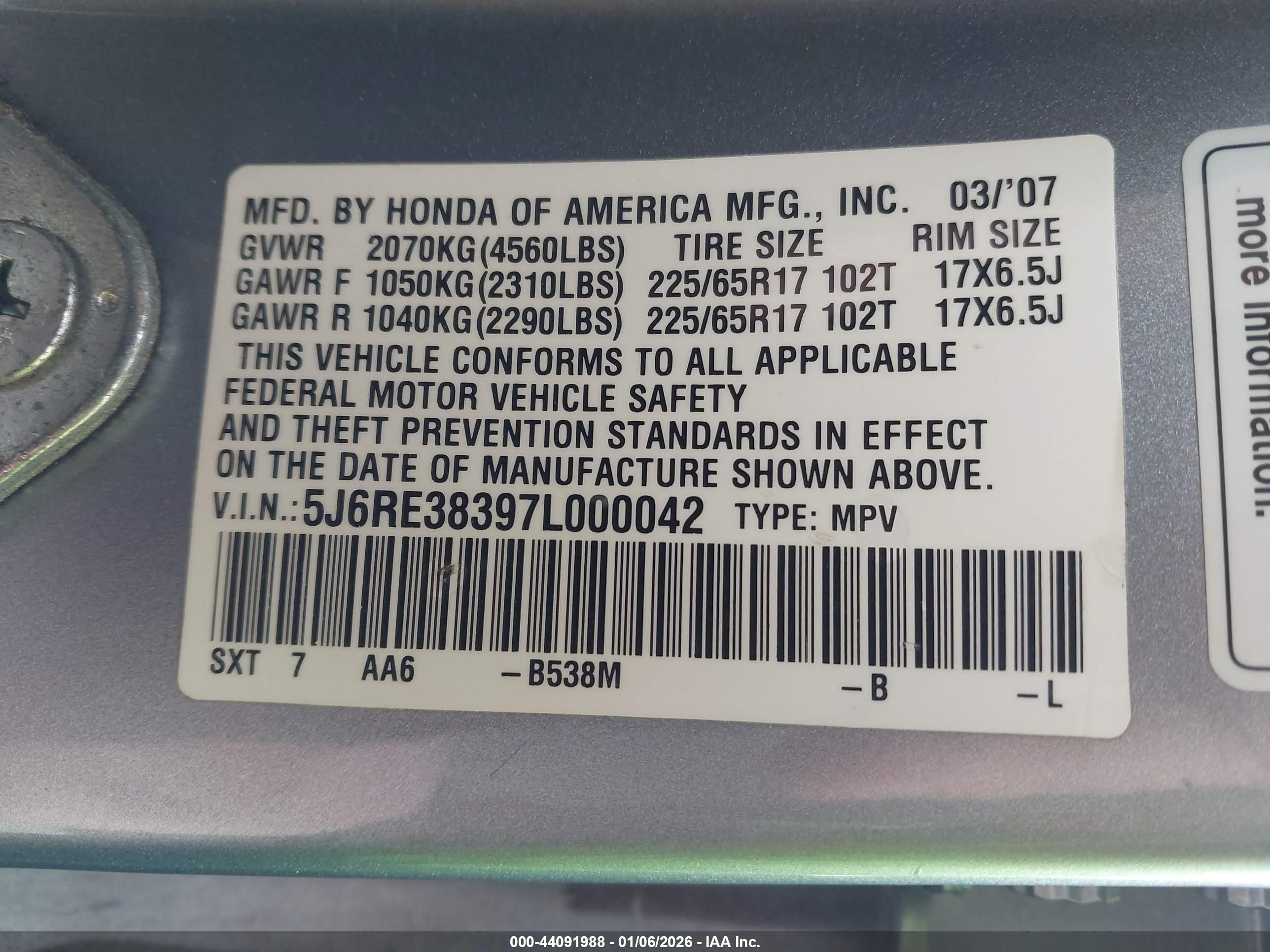HONDA CR-V image 9