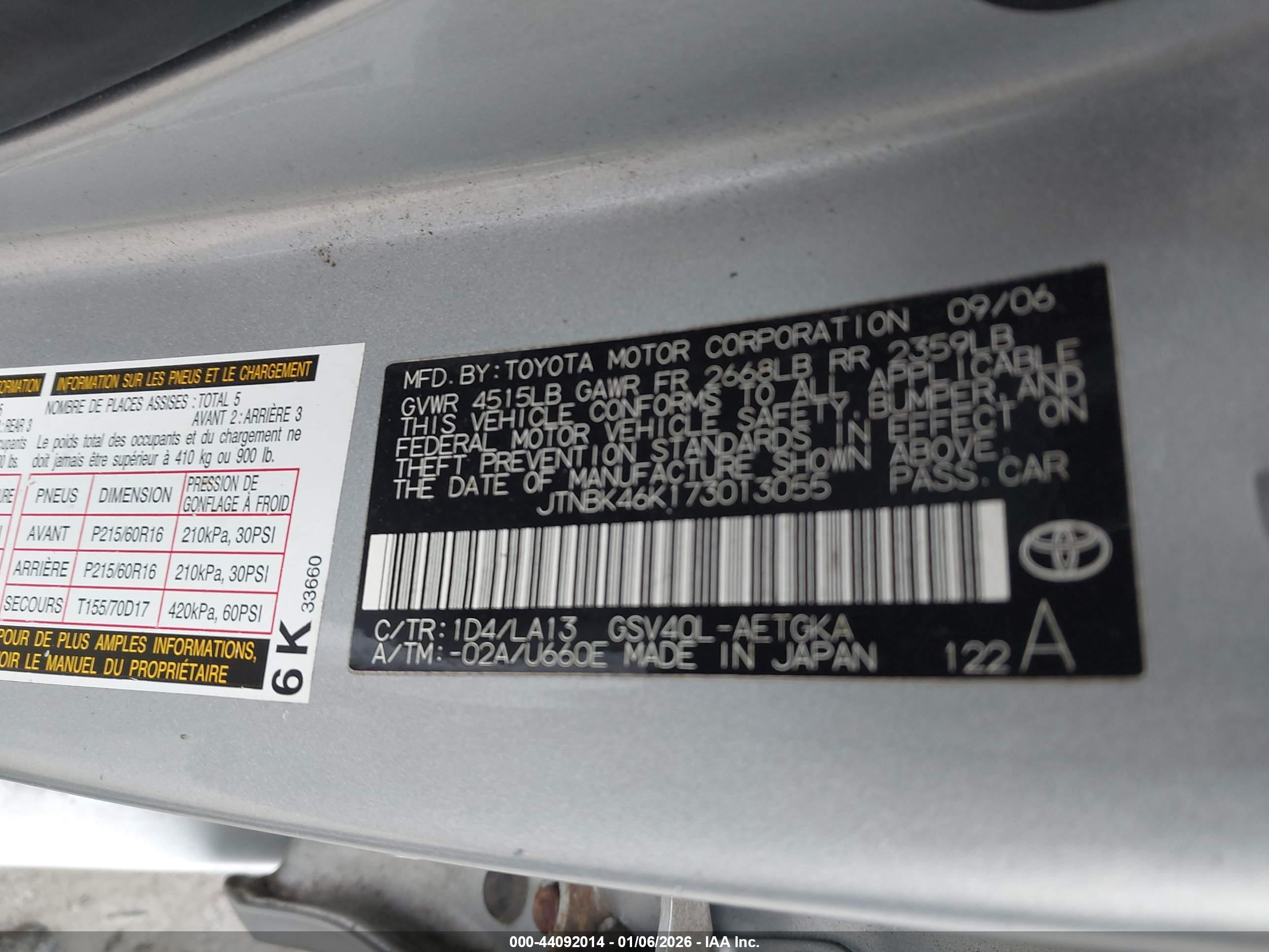TOYOTA CAMRY image 9