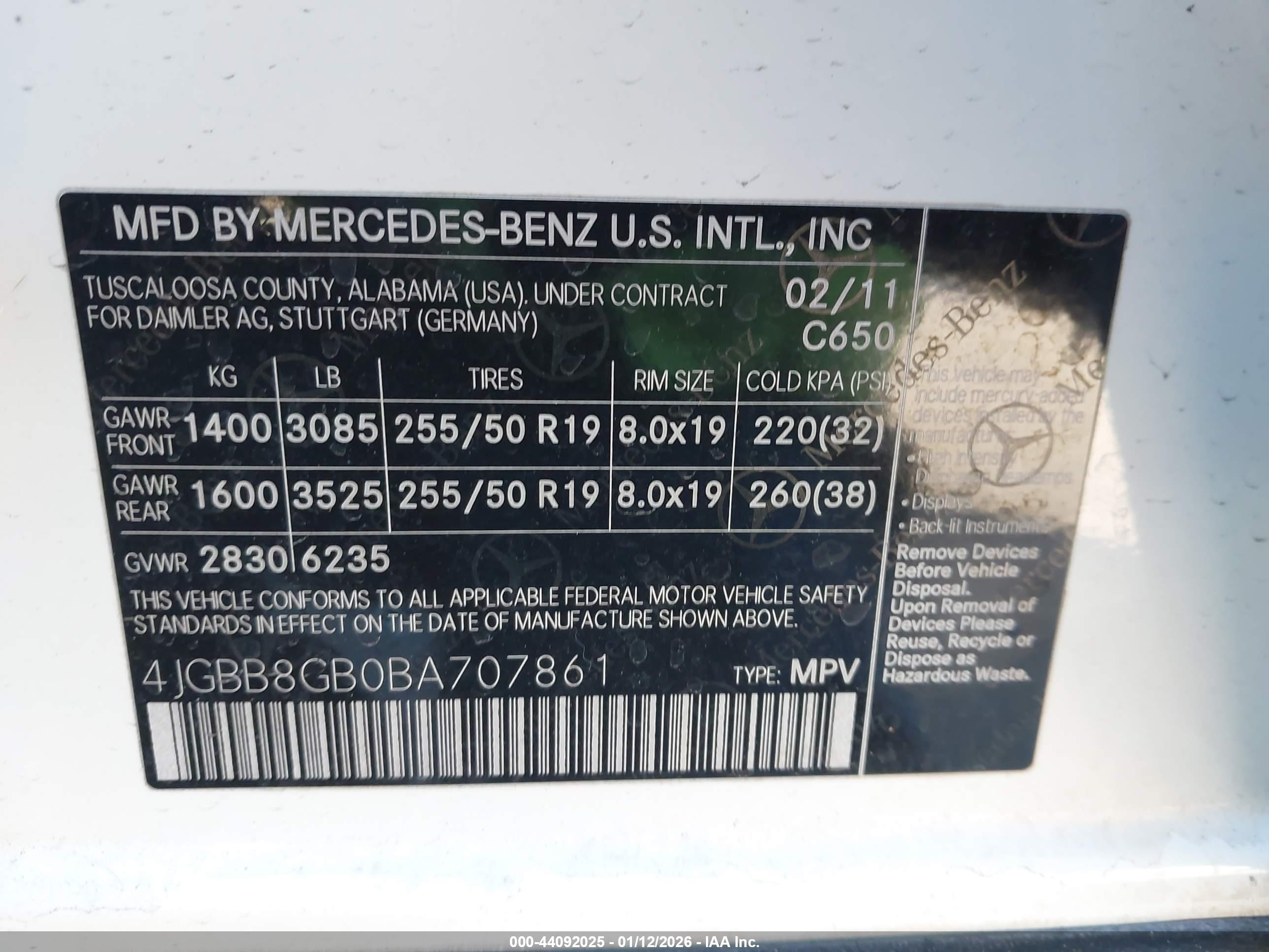 MERCEDES-BENZ ML image 9